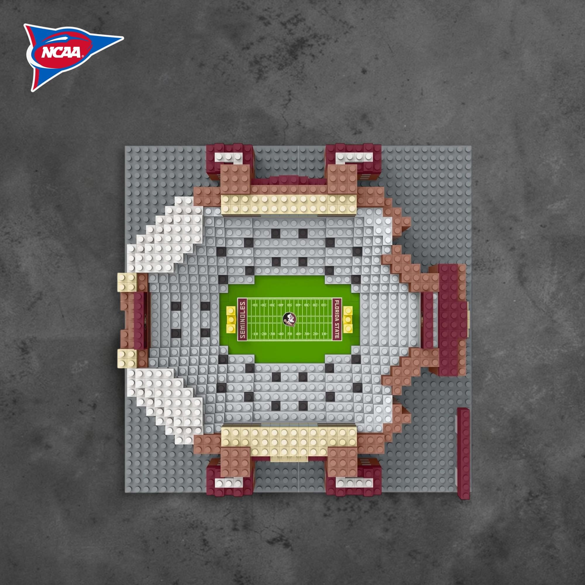Florida State Seminoles NCAA BRXLZ Mini Stadium 1624-Piece Building Block Set