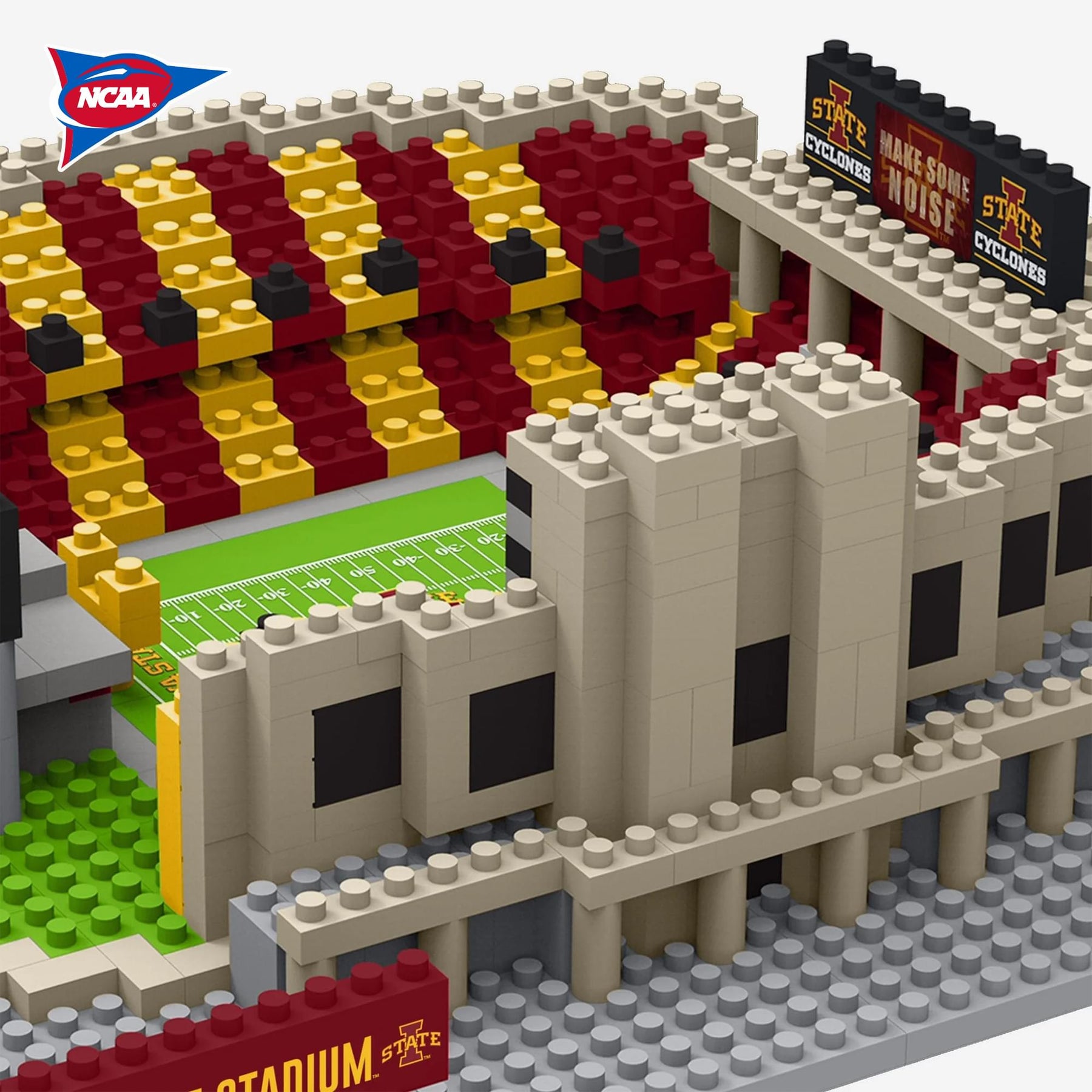 Iowa State Cyclones NCAA BRXLZ Mini Stadium 718-Piece Building Block Set