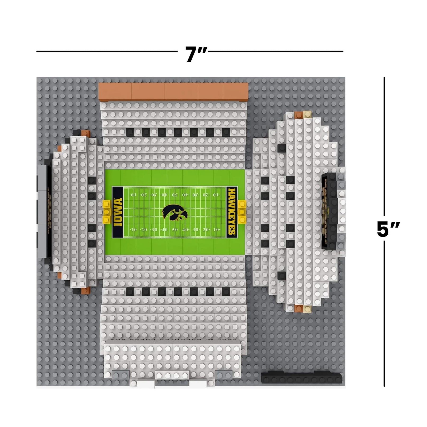 Iowa Hawkeyes NCAA BRXLZ Mini Stadium 858-Piece Building Block Set