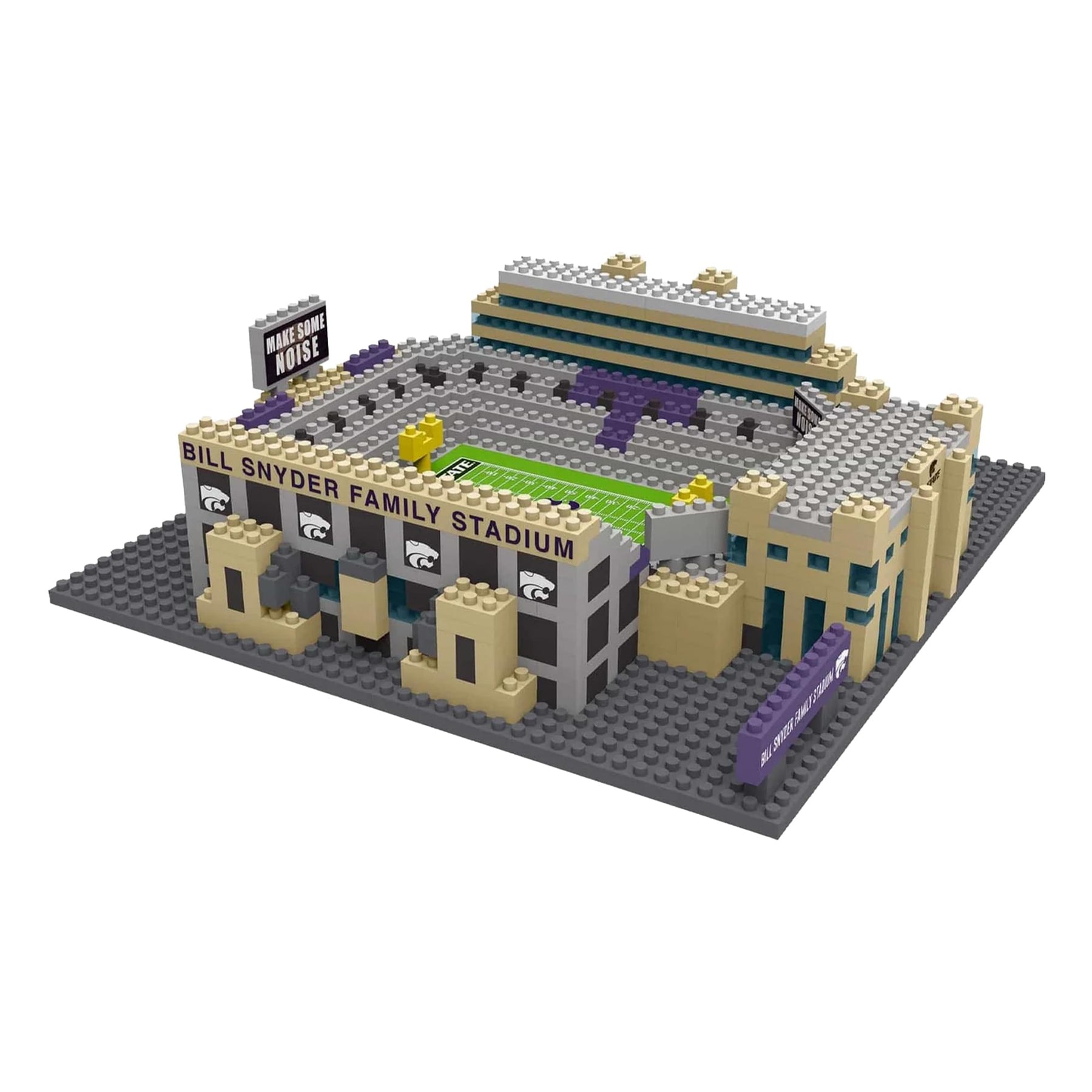 Kansas State Wildcats NCAA BRXLZ Mini Stadium 827-Piece Building Block Set