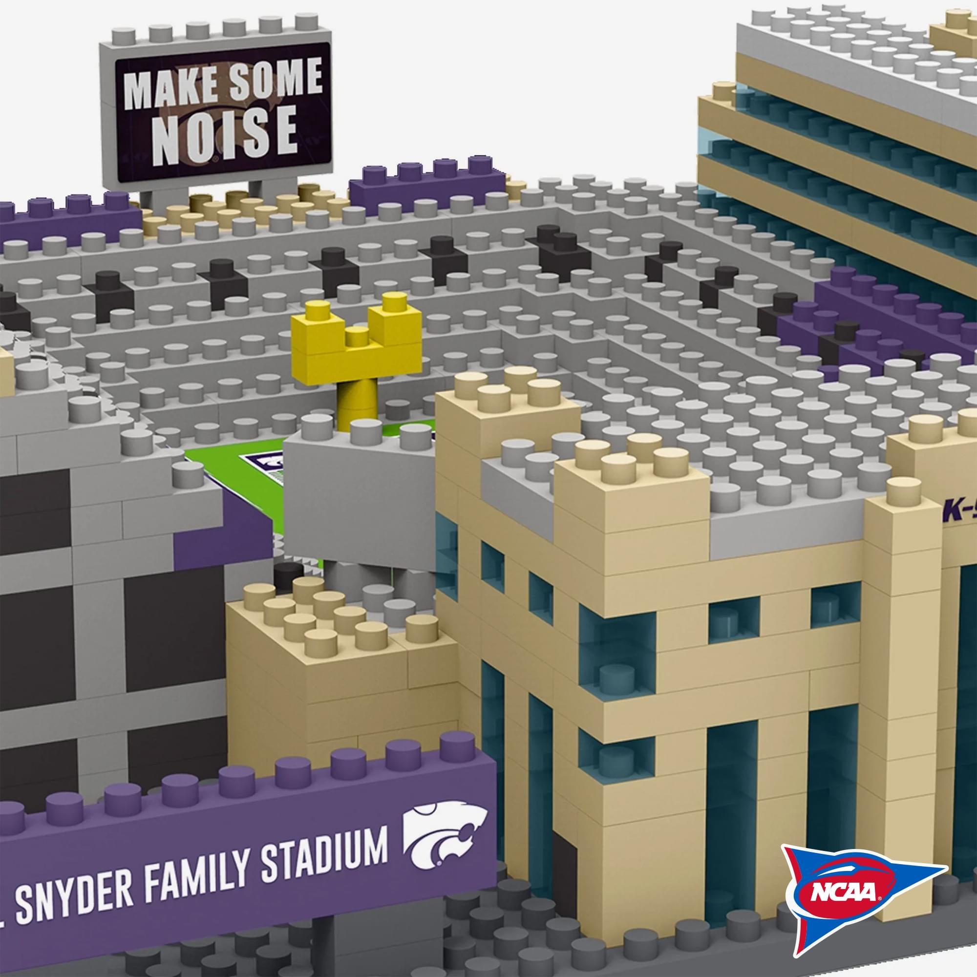 Kansas State Wildcats NCAA BRXLZ Mini Stadium 827-Piece Building Block Set