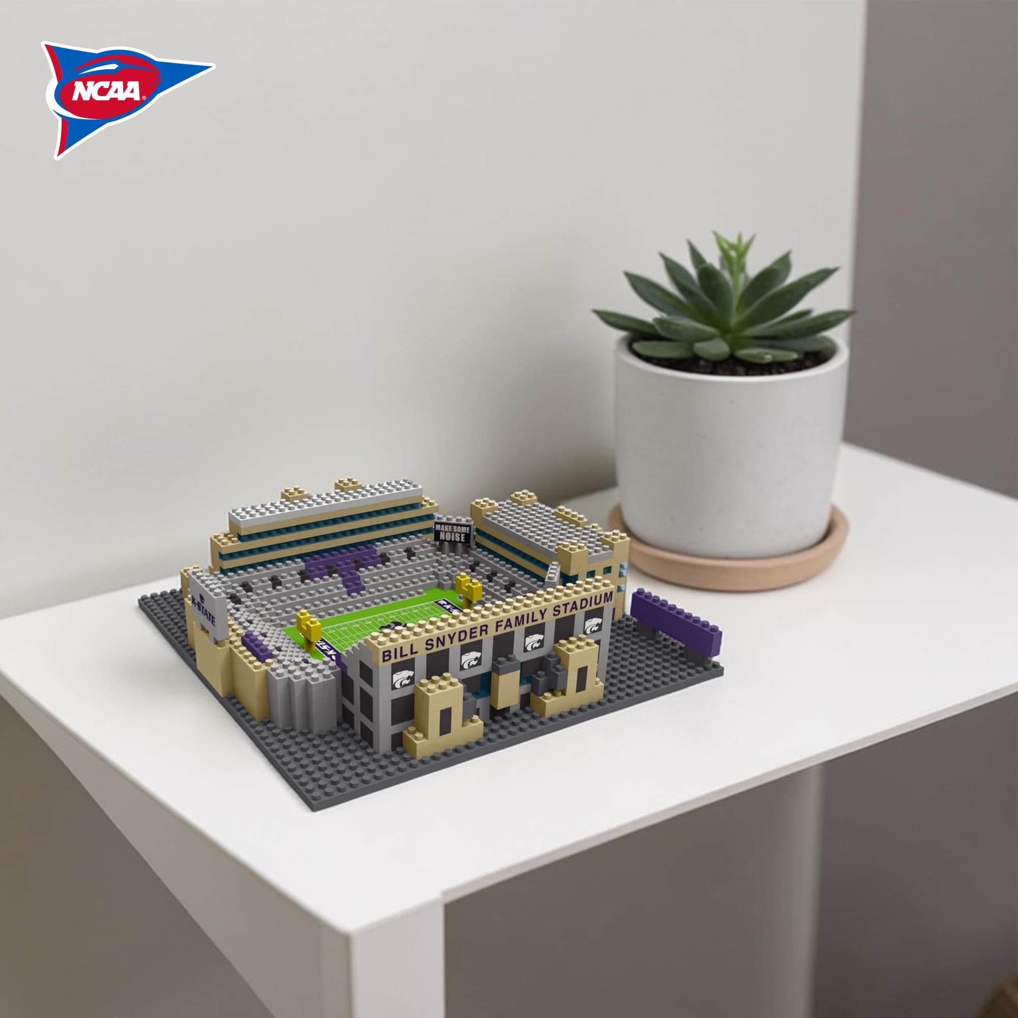 Kansas State Wildcats NCAA BRXLZ Mini Stadium 827-Piece Building Block Set