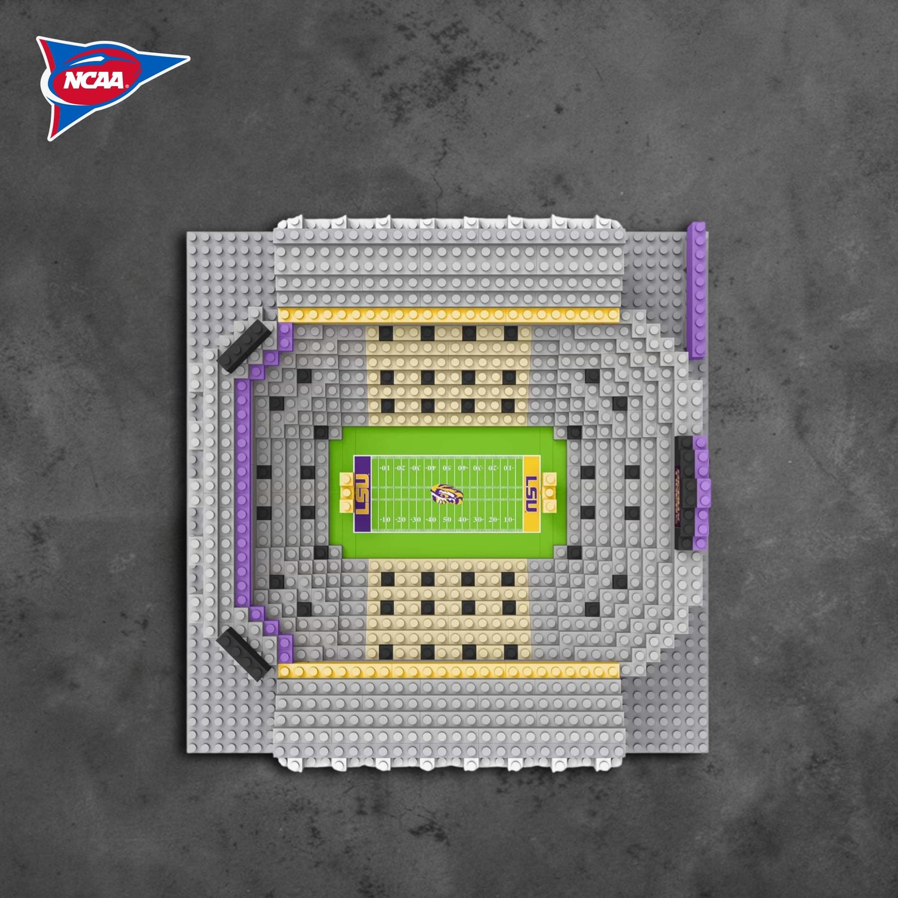 LSU Tigers NCAA BRXLZ Mini Stadium 794-Piece Building Block Set