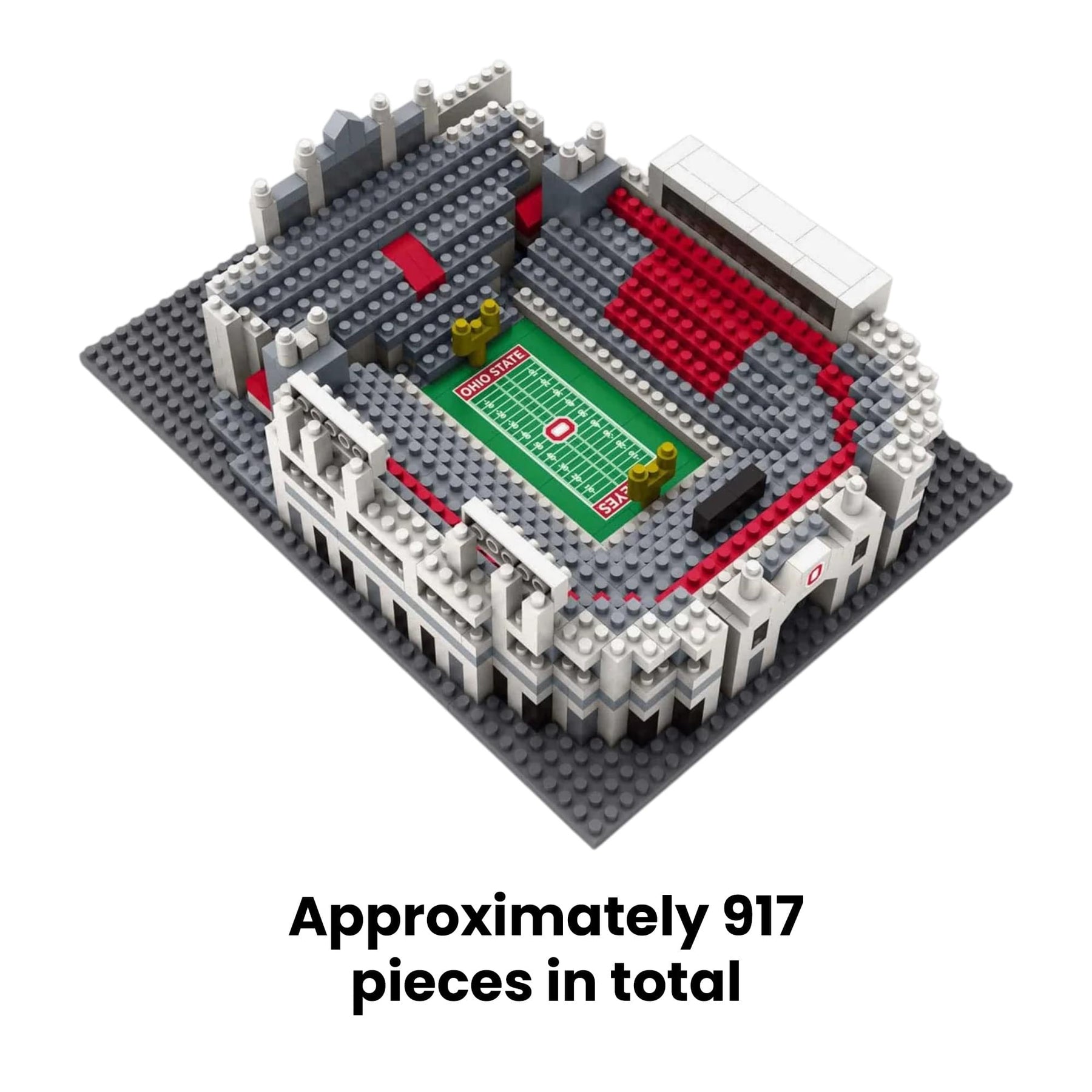 Ohio State Buckeyes NCAA BRXLZ Mini Stadium 917-Piece Building Block Set