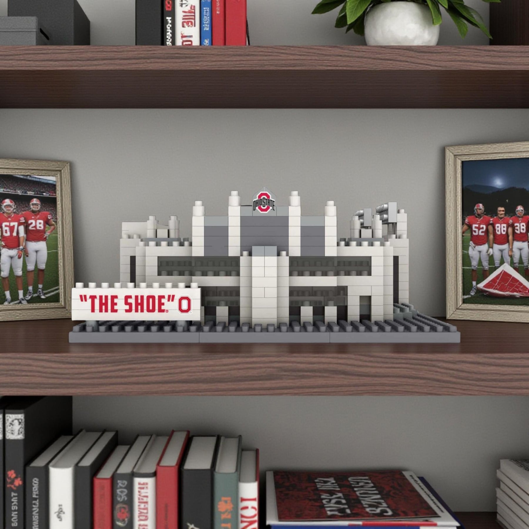 Ohio State Buckeyes NCAA BRXLZ Mini Stadium 917-Piece Building Block Set