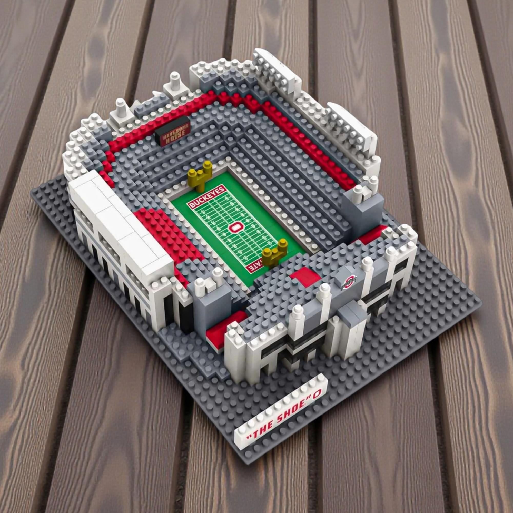 Ohio State Buckeyes NCAA BRXLZ Mini Stadium 917-Piece Building Block Set