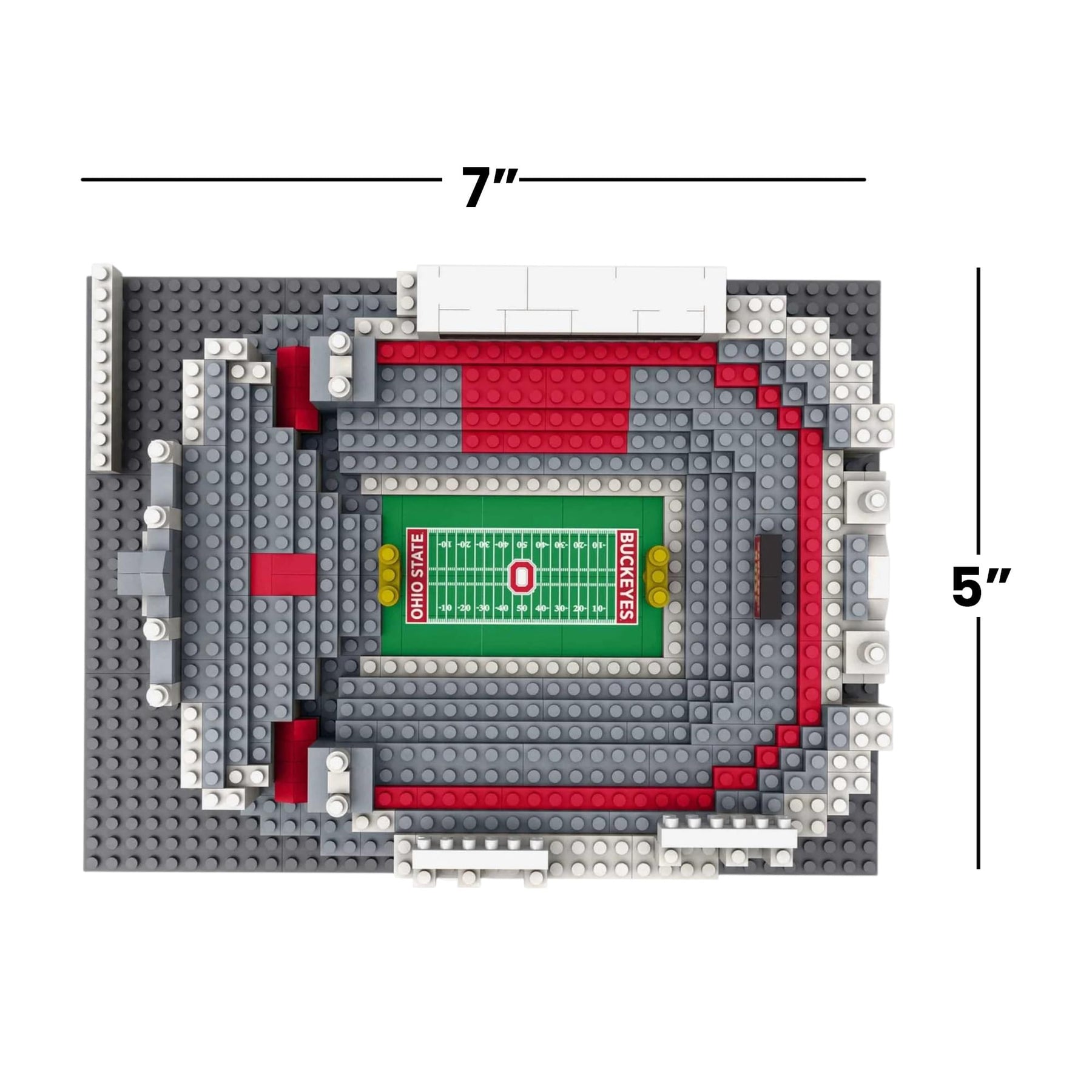 Ohio State Buckeyes NCAA BRXLZ Mini Stadium 917-Piece Building Block Set