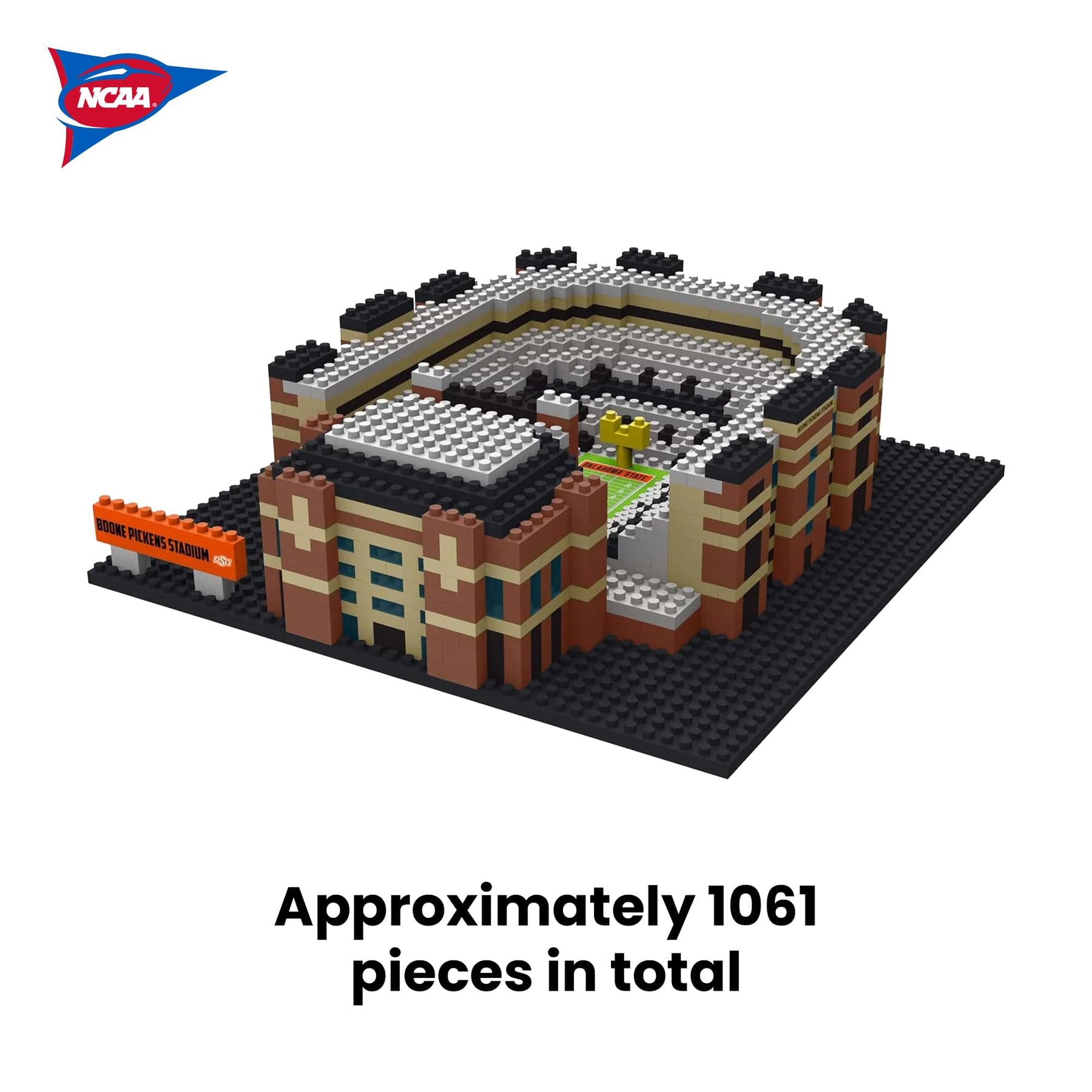 Oklahoma State Cowboys BRXLZ Mini Stadium 1061-Piece Building Block Set