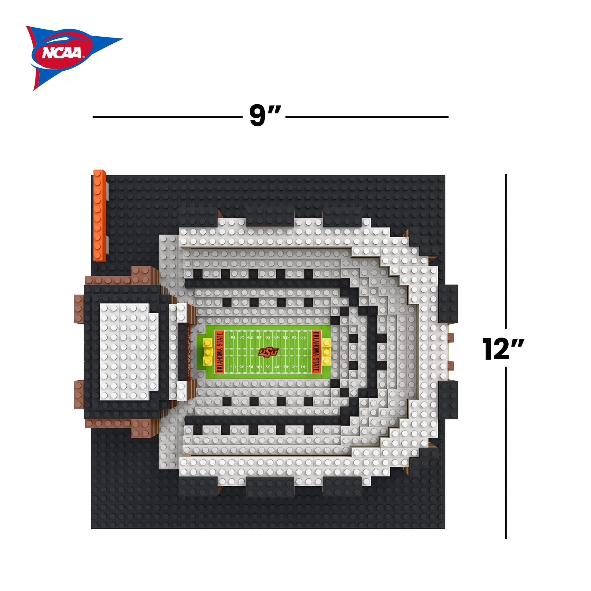 Oklahoma State Cowboys BRXLZ Mini Stadium 1061-Piece Building Block Set