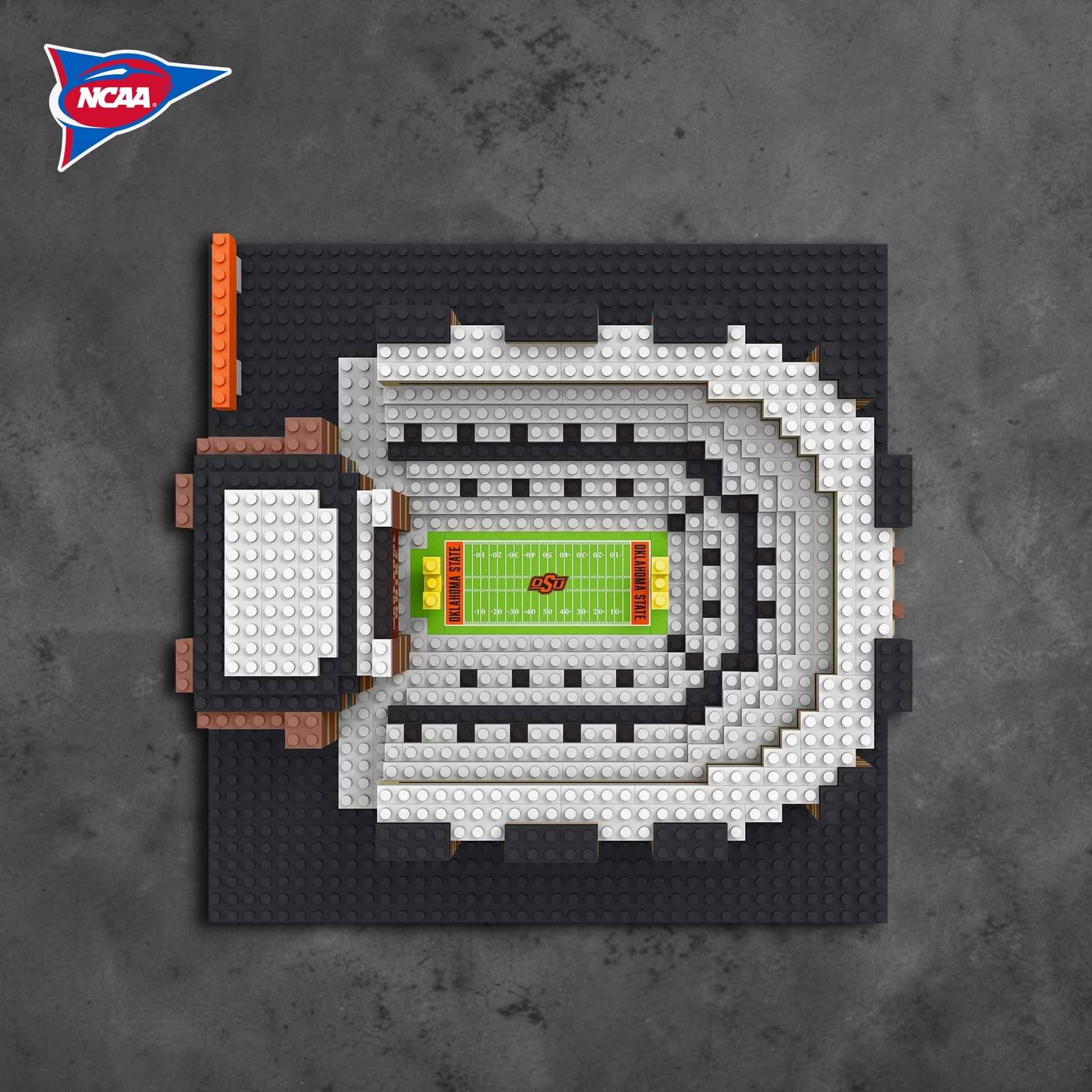 Oklahoma State Cowboys BRXLZ Mini Stadium 1061-Piece Building Block Set