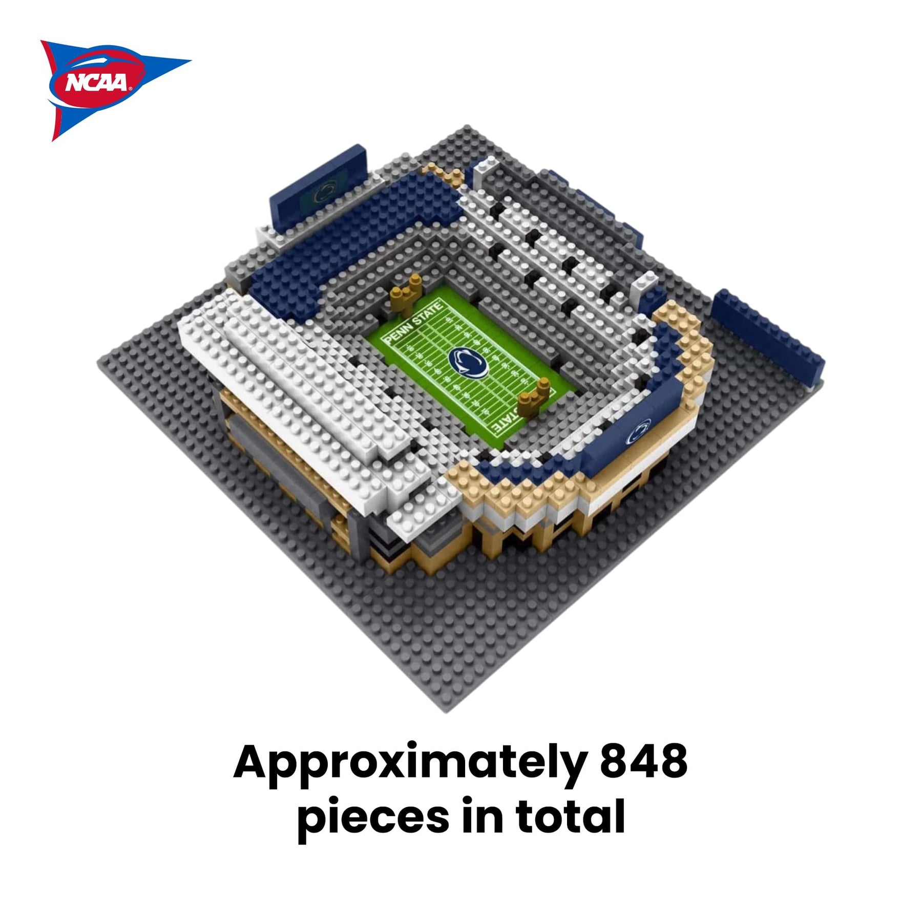 Penn State Nittany Lions NCAA BRXLZ Mini Stadium 848-Piece Building Block Set