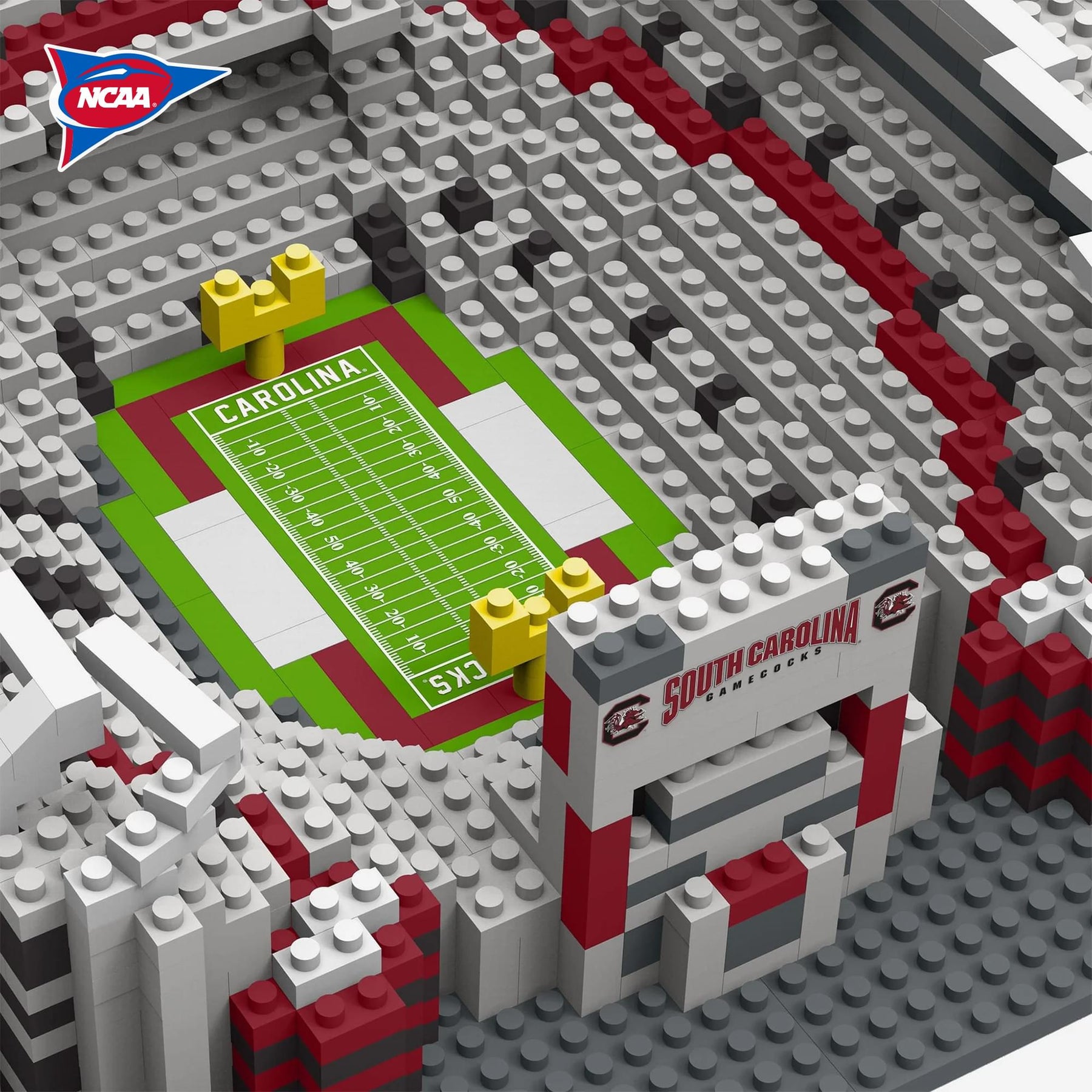 South Carolina Gamecocks NCAA BRXLZ Mini Stadium 1071-Piece Building Block Set