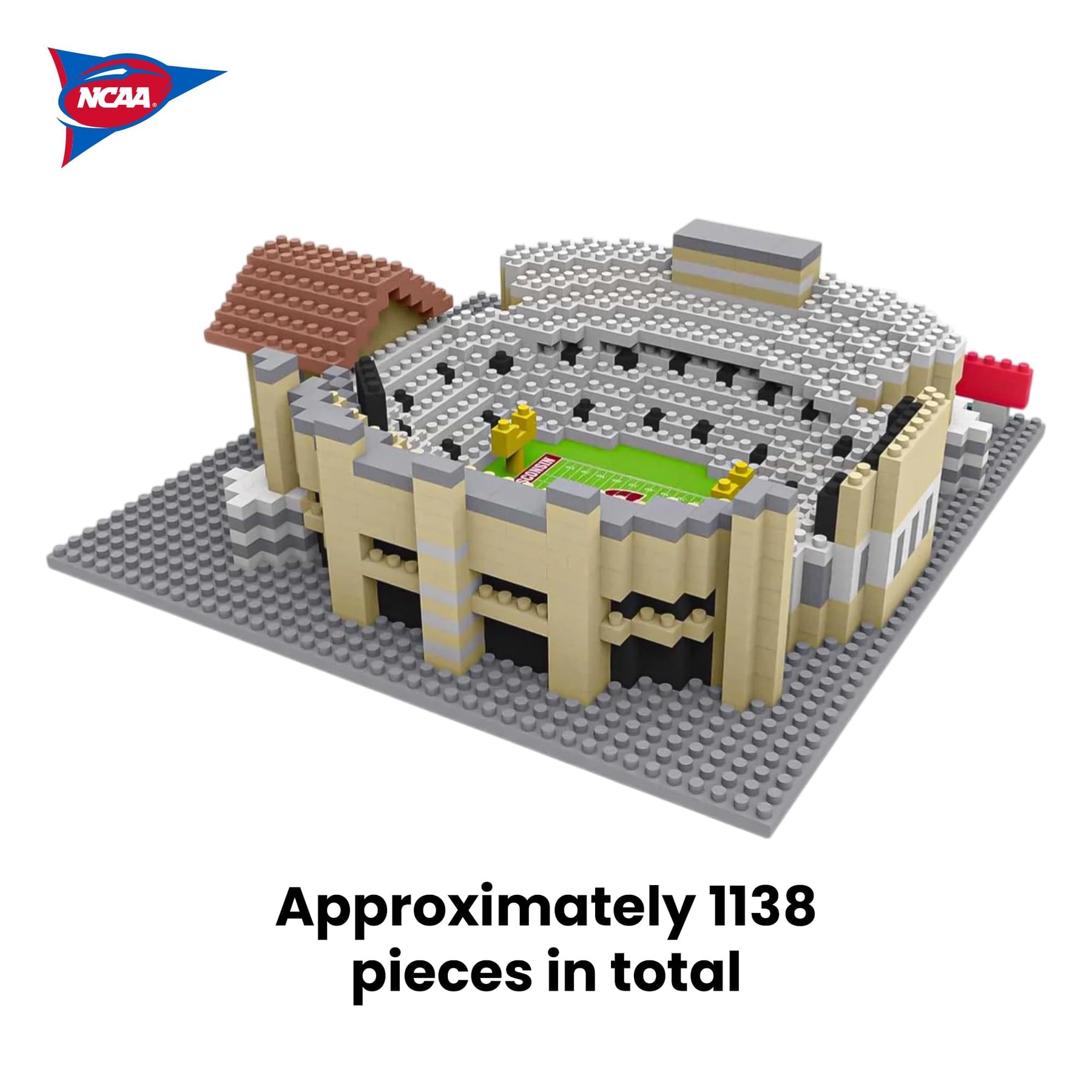 Wisconsin Badgers NCAA BRXLZ Mini Stadium 1138-Piece Building Block Set