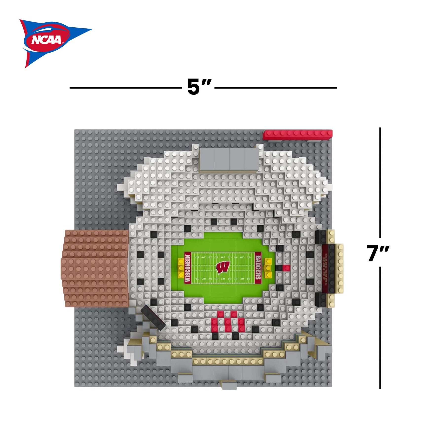 Wisconsin Badgers NCAA BRXLZ Mini Stadium 1138-Piece Building Block Set