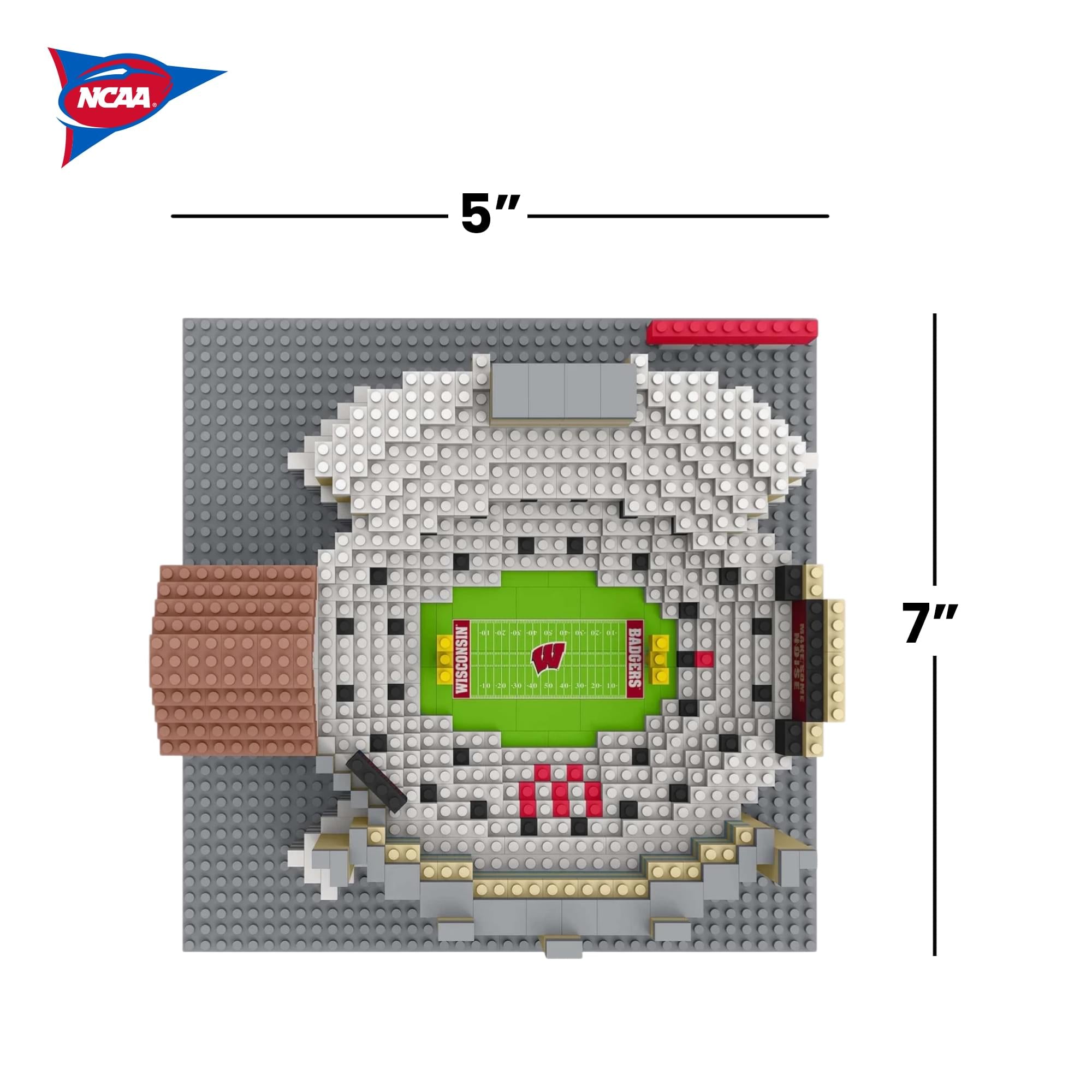 Wisconsin Badgers NCAA BRXLZ Mini Stadium 1138-Piece Building Block Set