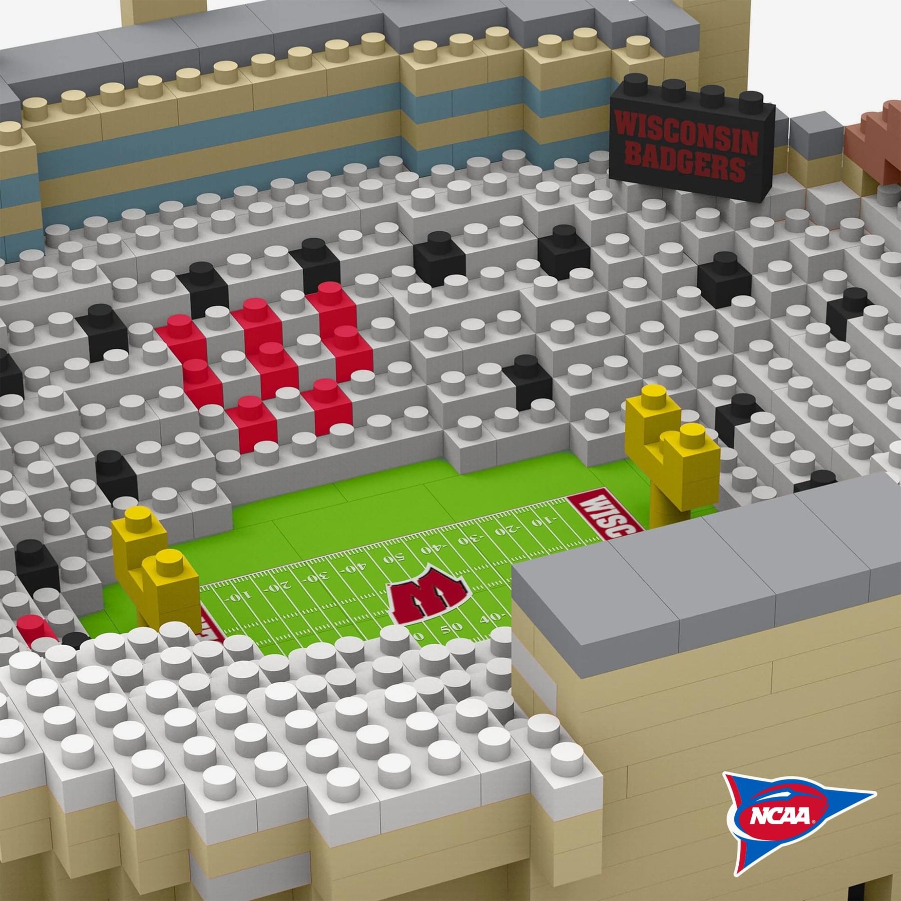 Wisconsin Badgers NCAA BRXLZ Mini Stadium 1138-Piece Building Block Set