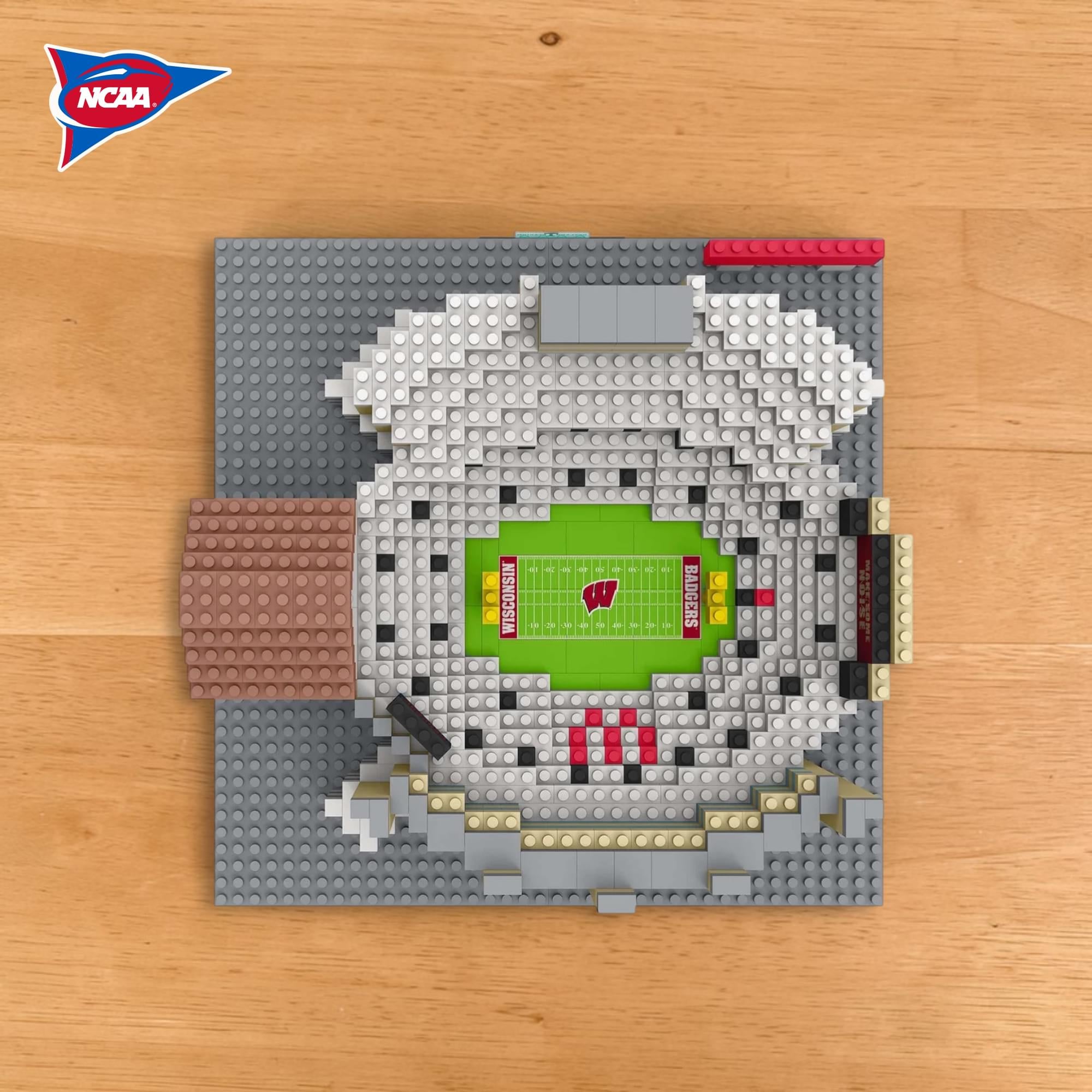Wisconsin Badgers NCAA BRXLZ Mini Stadium 1138-Piece Building Block Set