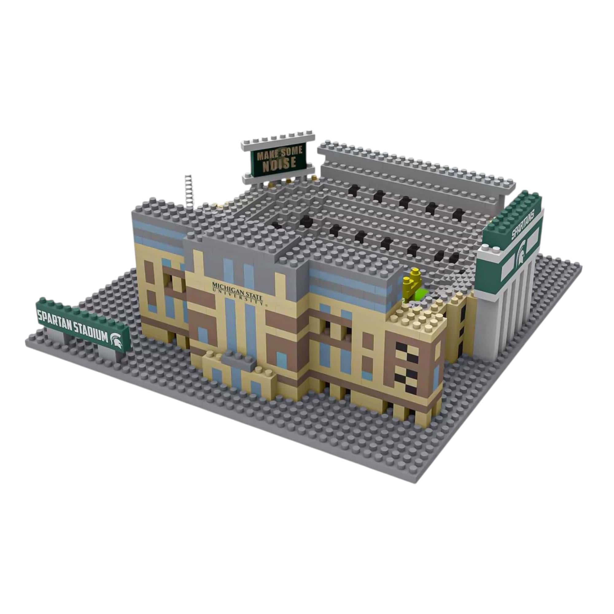 Michigan State Spartans NCAA BRXLZ Mini Stadium 1256-Piece Building Block Set