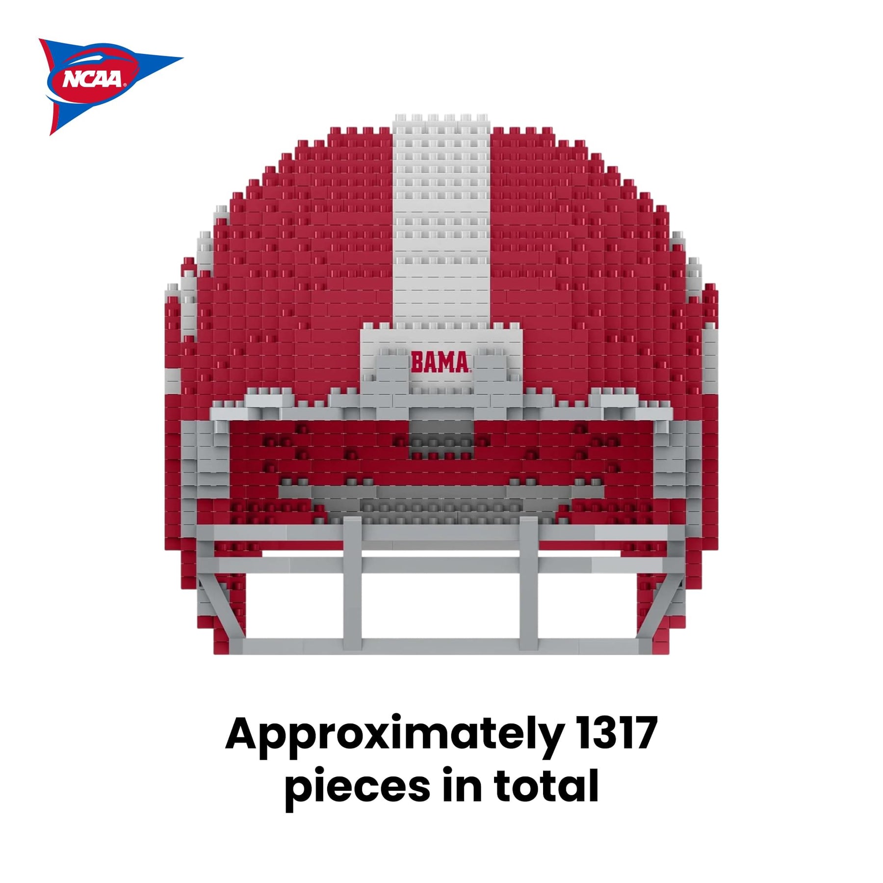 Alabama Crimson Tide NCAA BRXLZ Helmet 1317-Piece Building Block Set
