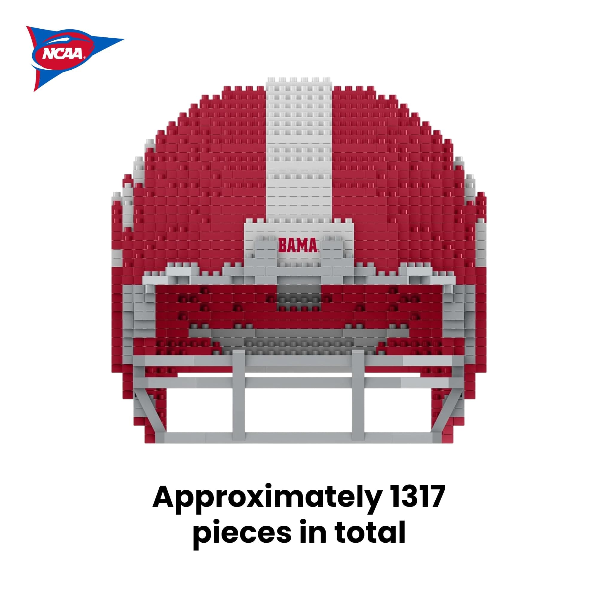 Alabama Crimson Tide NCAA BRXLZ Helmet 1317-Piece Building Block Set