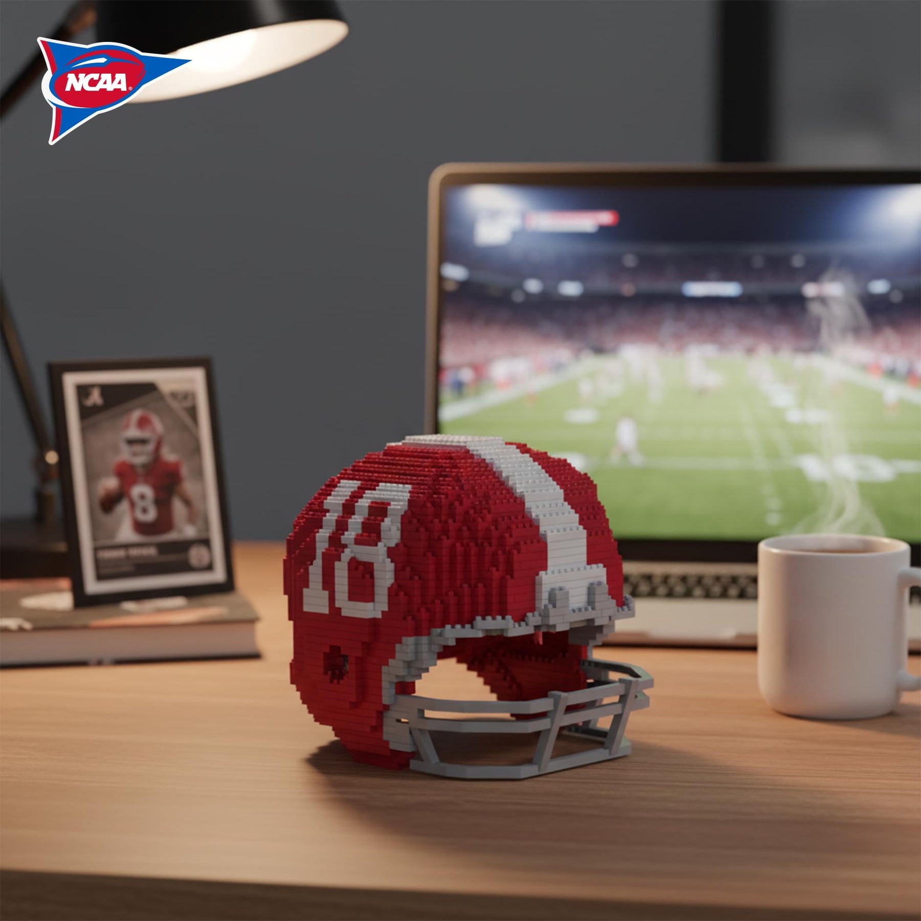 Alabama Crimson Tide NCAA BRXLZ Helmet 1317-Piece Building Block Set