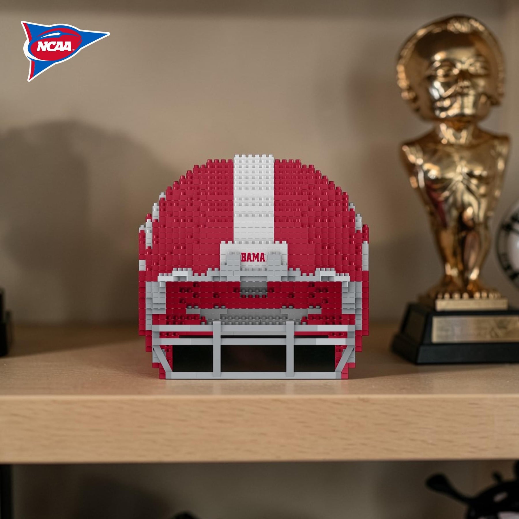 Alabama Crimson Tide NCAA BRXLZ Helmet 1317-Piece Building Block Set