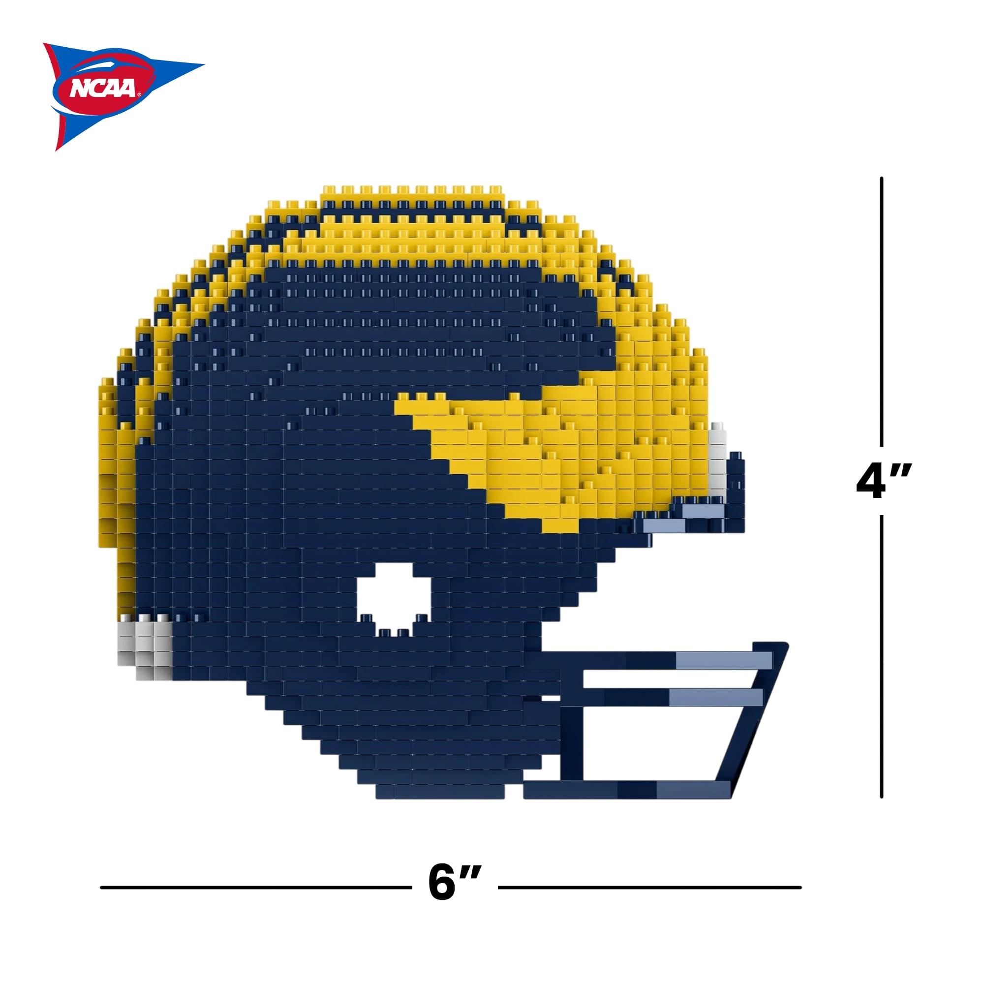 Michigan Wolverines NCAA BRXLZ Replica Helmet 1170 Piece Building Block Set
