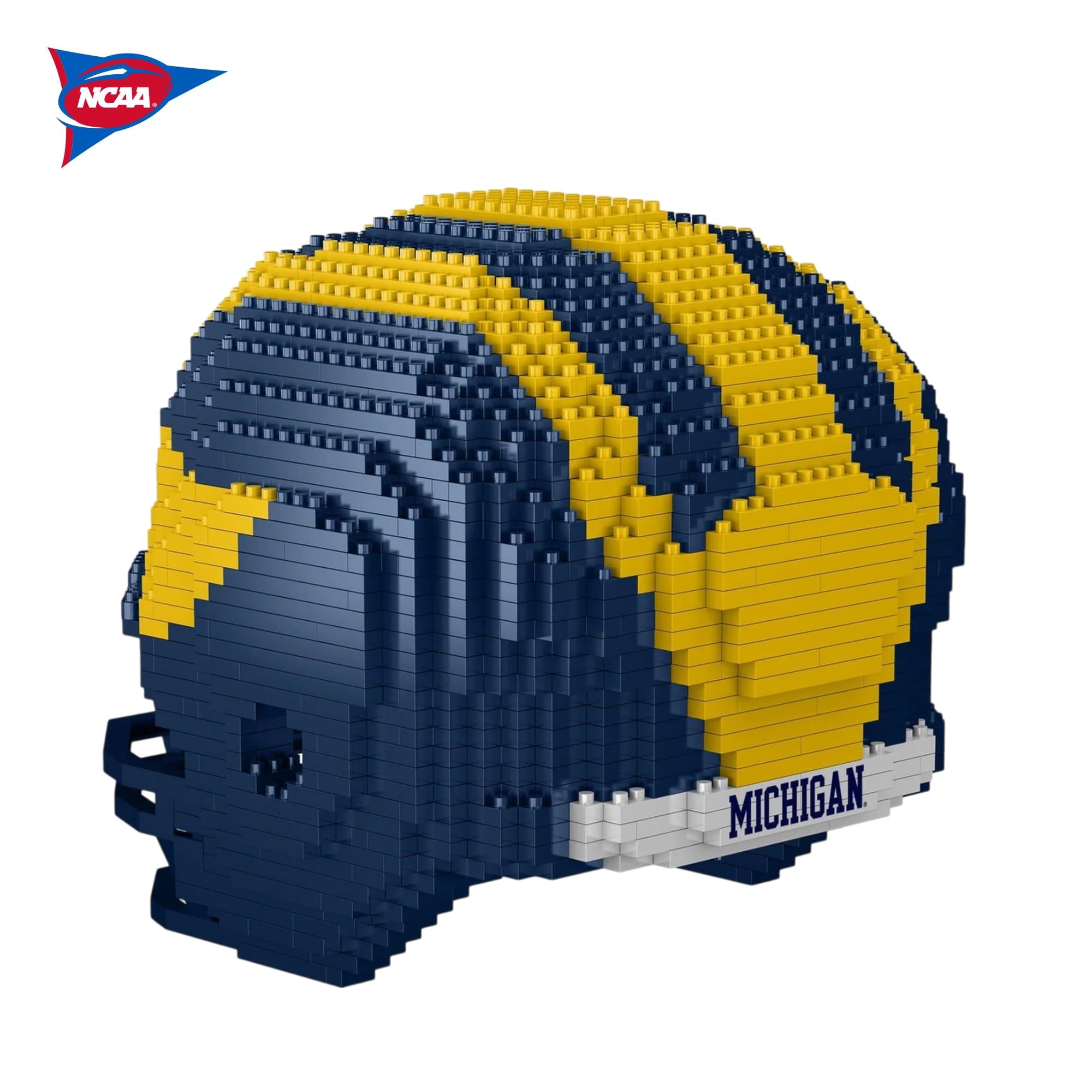 Michigan Wolverines NCAA BRXLZ Replica Helmet 1170 Piece Building Block Set