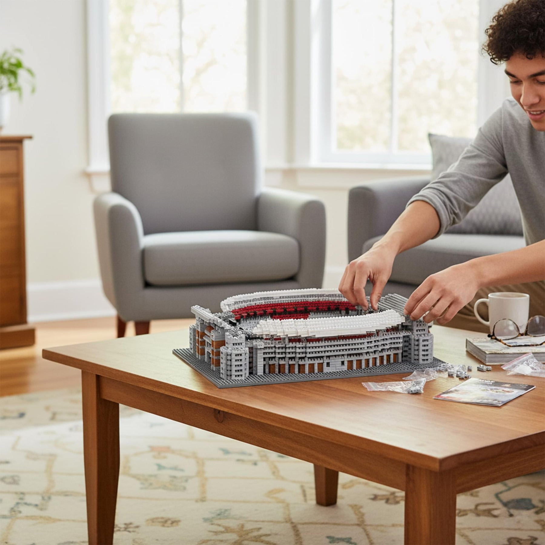 Alabama Crimson Tide NCAA BRXLZ Stadium 2446-Piece Building Block Set