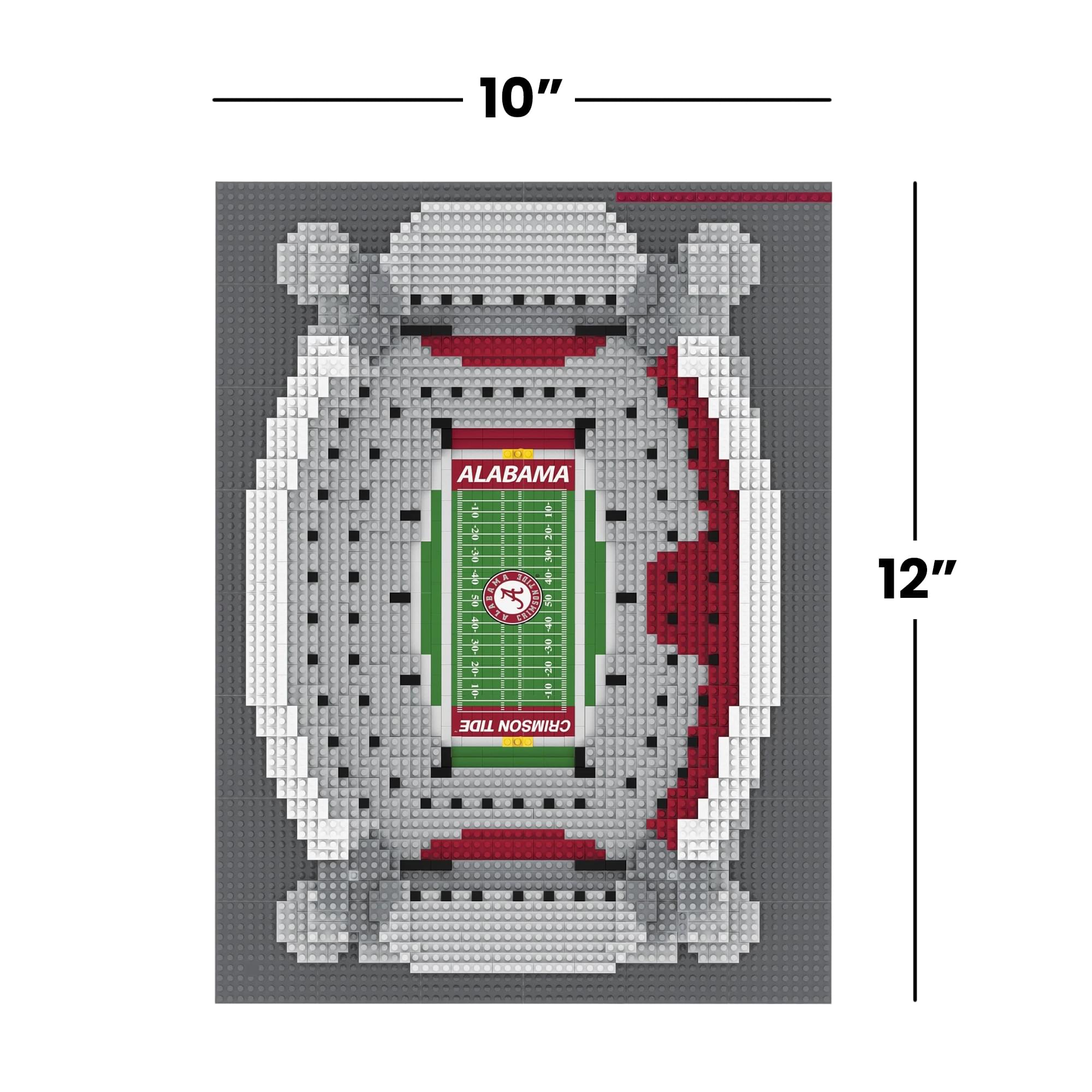 Alabama Crimson Tide NCAA BRXLZ Stadium 2446-Piece Building Block Set