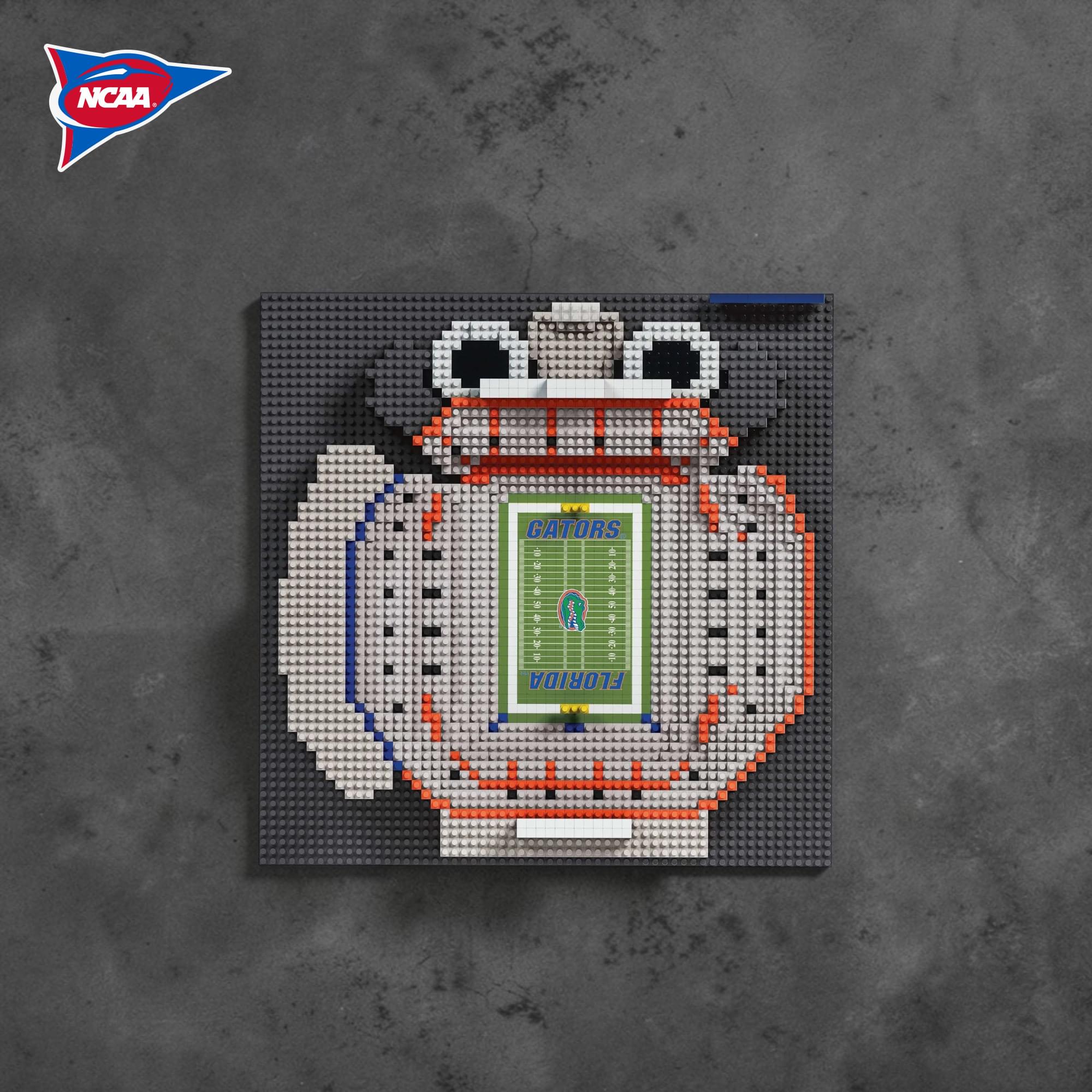 Florida Gators NCAA BRXLZ Stadium 2687-Piece Building Block Set