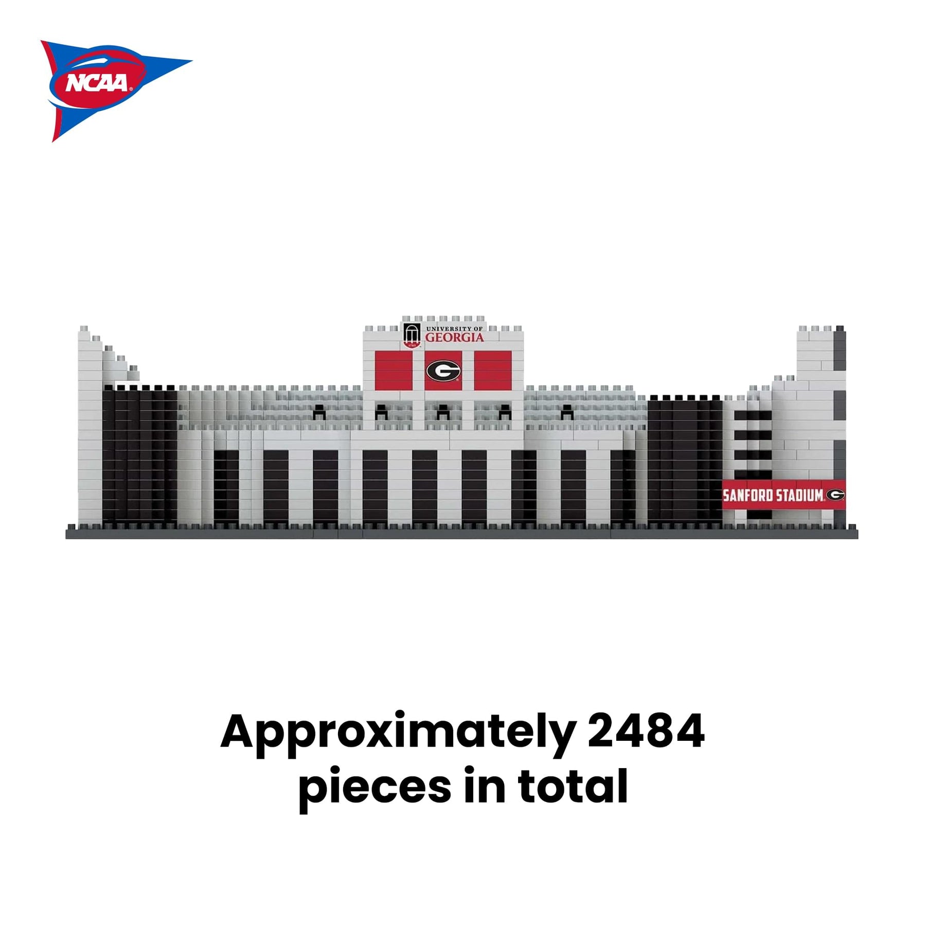 Georgia Bulldogs NCAA BRXLZ Stadium 2484-Piece Building Block Set