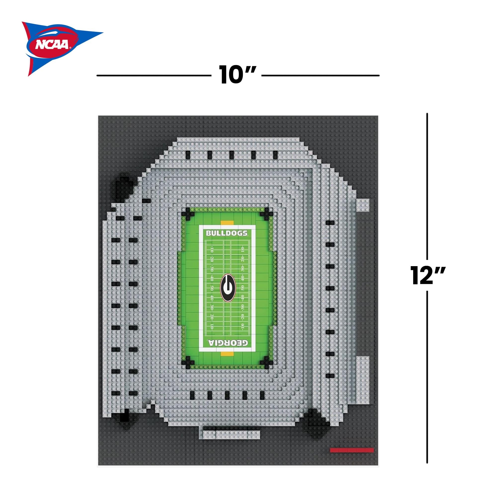 Georgia Bulldogs NCAA BRXLZ Stadium 2484-Piece Building Block Set