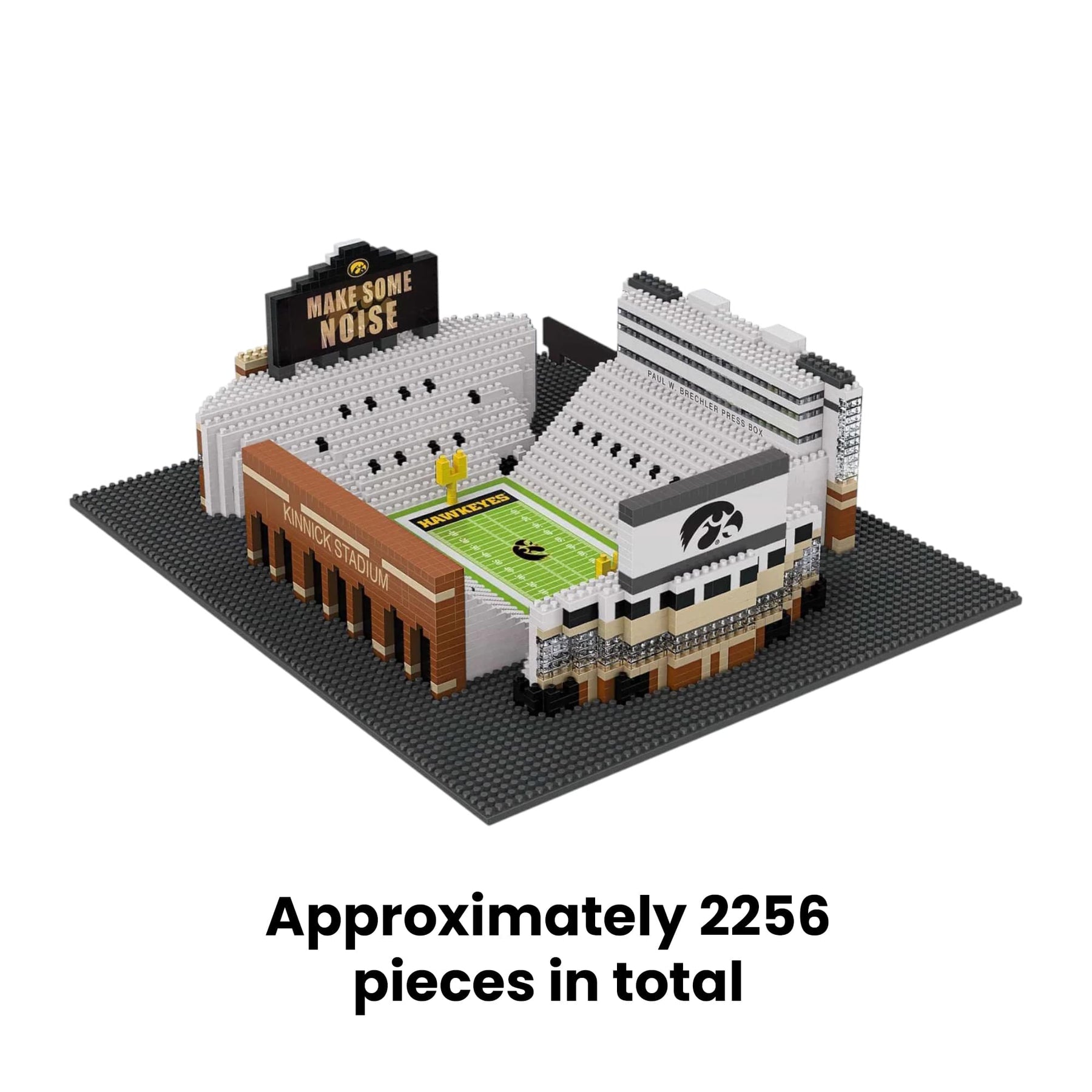 Iowa Hawkeyes NCAA BRXLZ Stadium 2256-Piece Building Block Set