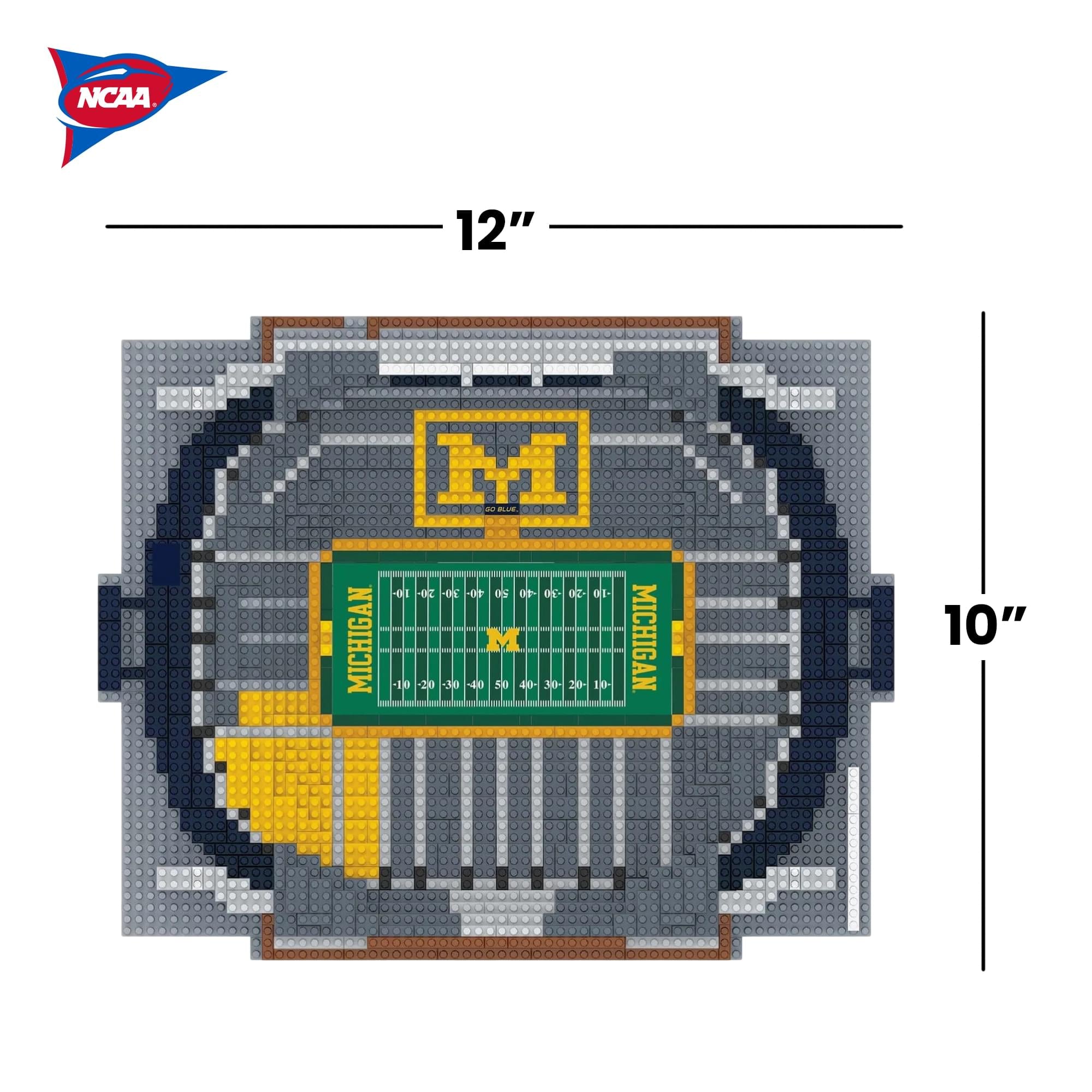 Michigan Wolverines NCAA BRXLZ Stadium 2780-Piece Building Block Set