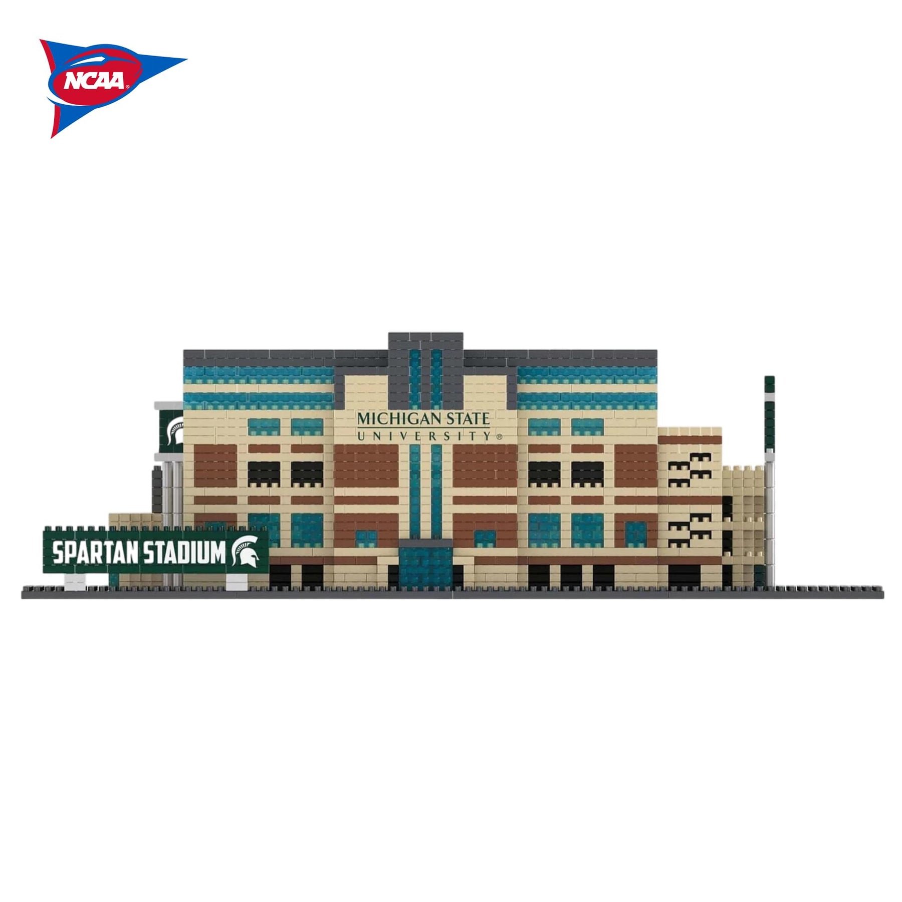 Michigan State Spartans NCAA BRXLZ Stadium 3187-Piece Building Block Set