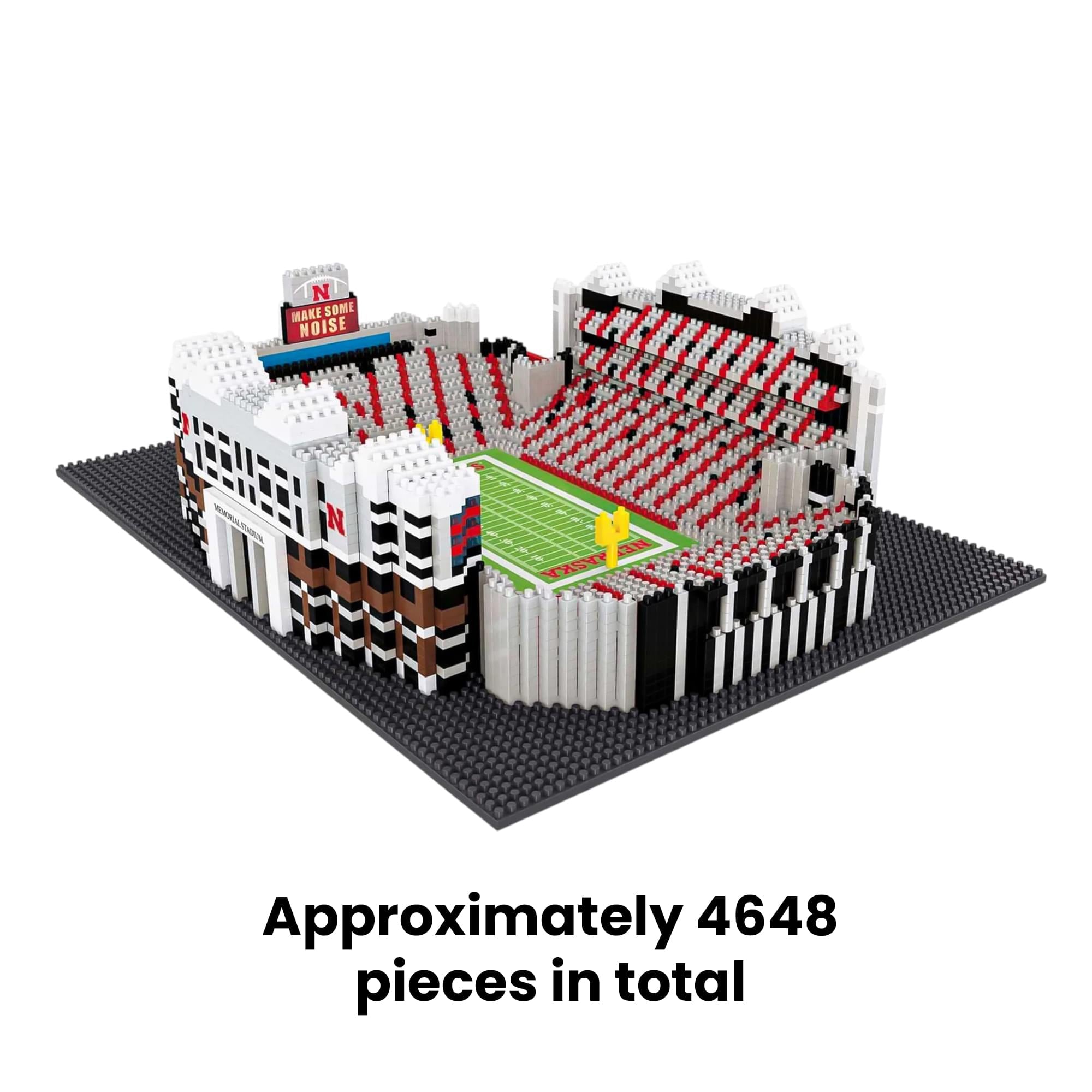 Nebraska Cornhuskers NCAA BRXLZ Stadium 4648-Piece Building Block Set