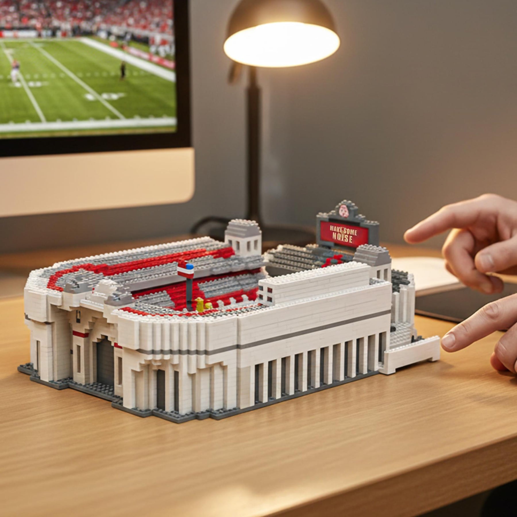 Ohio State Buckeyes NCAA BRXLZ Stadium 2826-Piece Building Block Set