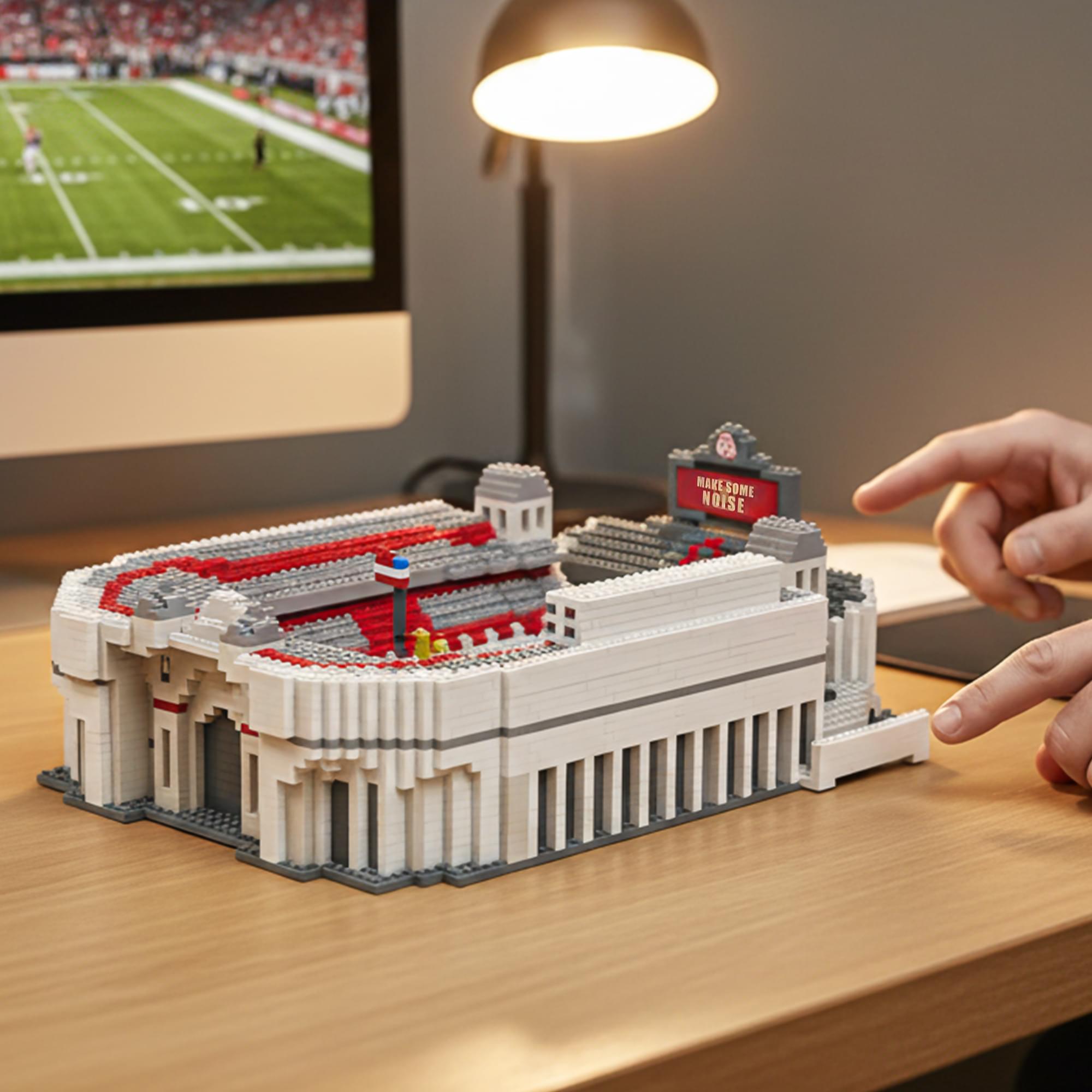 Ohio State Buckeyes NCAA BRXLZ Stadium 2826-Piece Building Block Set