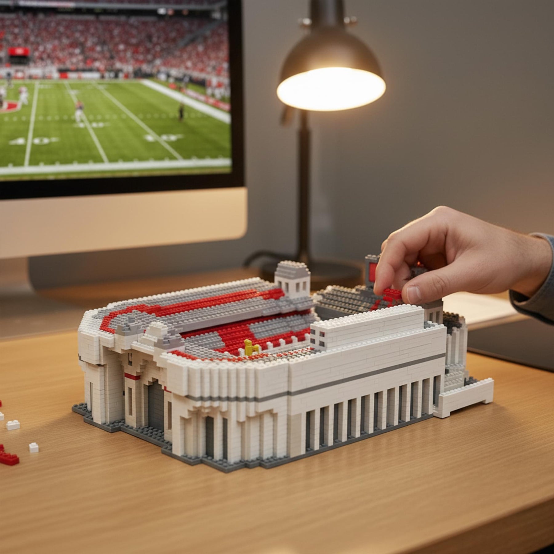 Ohio State Buckeyes NCAA BRXLZ Stadium 2826-Piece Building Block Set