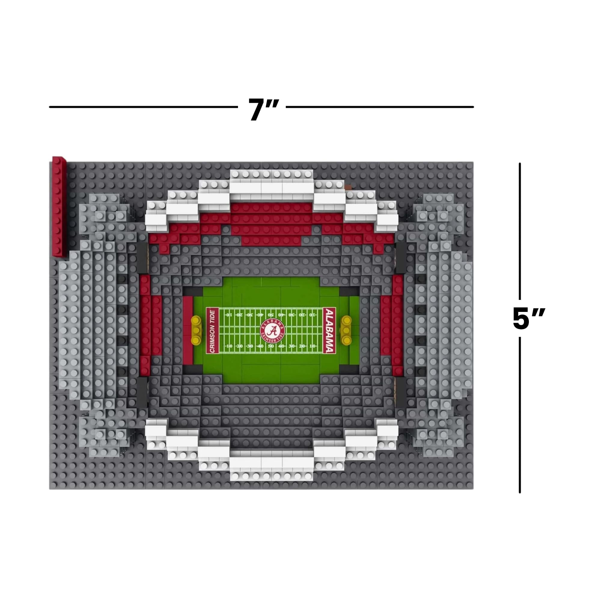 Alabama Crimson Tide NCAA BRXLZ Mini Stadium 900-Piece Building Block Set