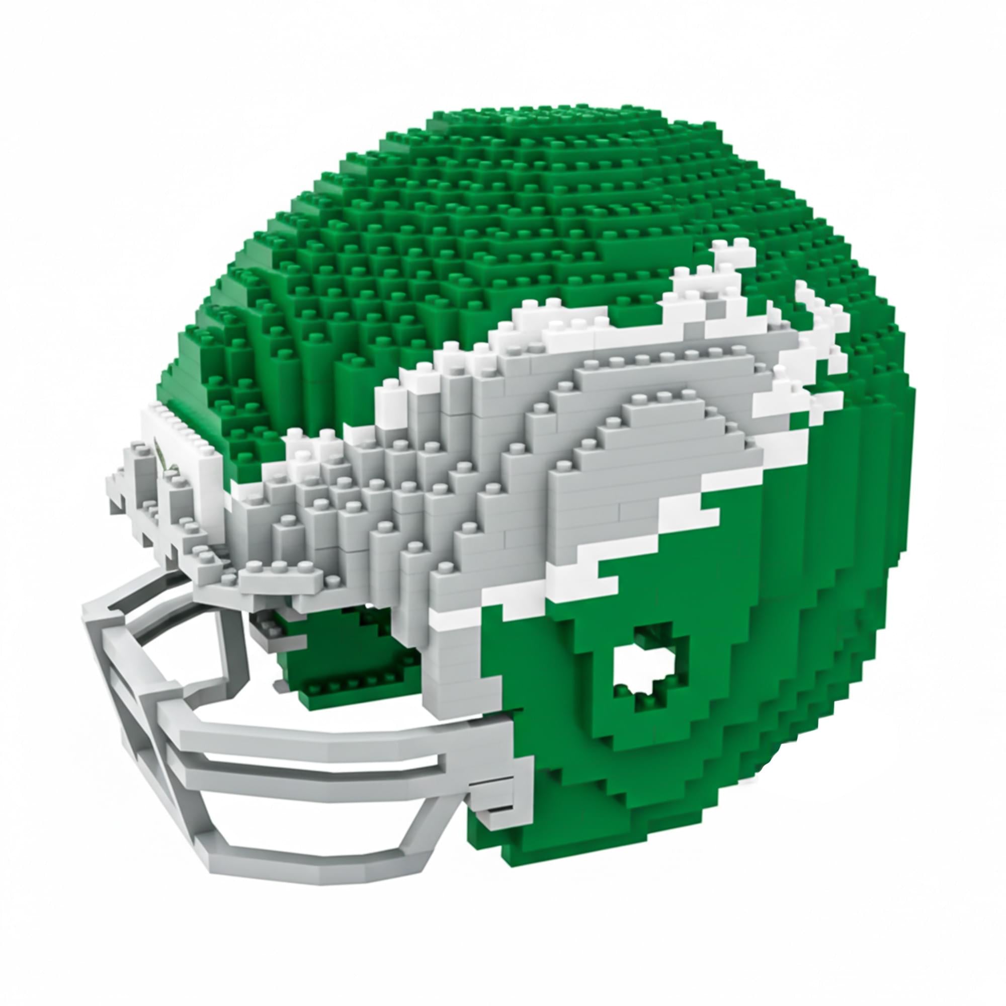 Philadelphia Eagles (Alt) NFL FOCO BRXLZ Helmet Building Block Set