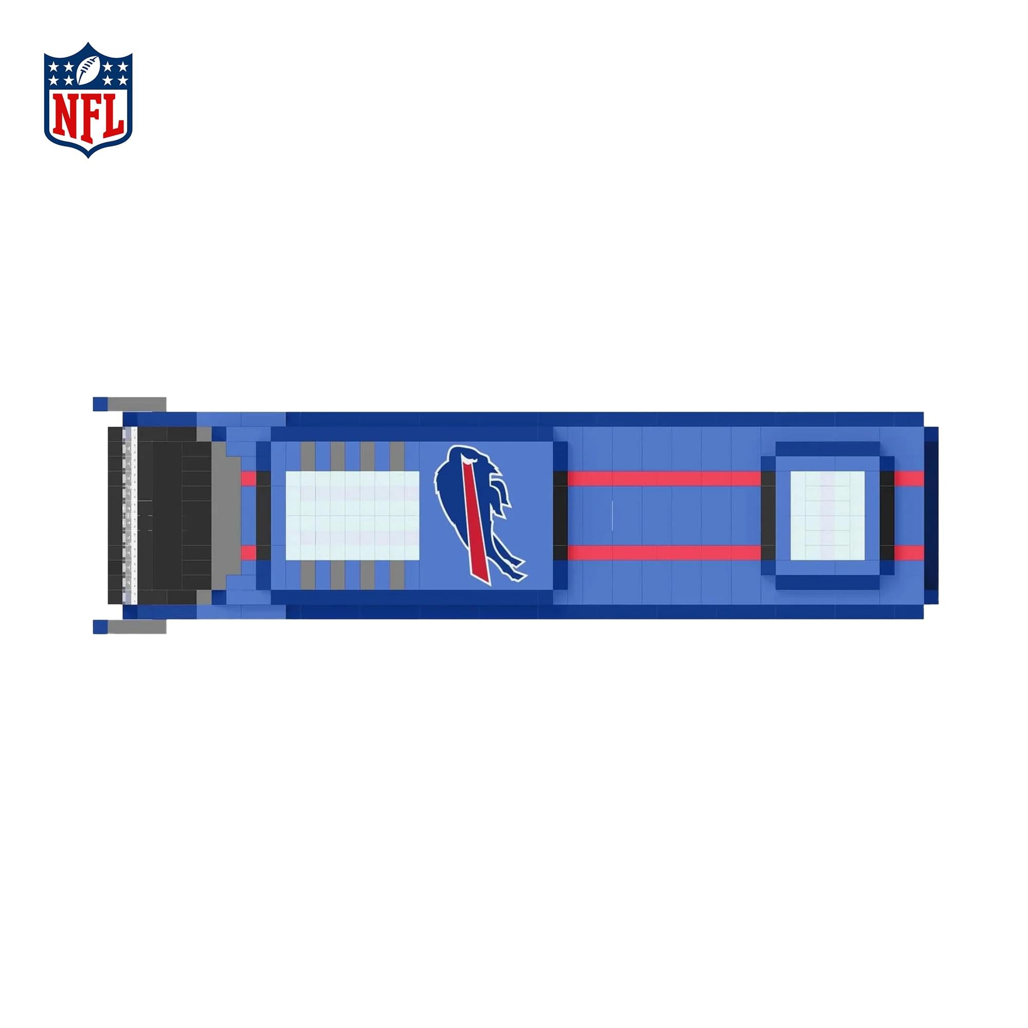Buffalo Bills NFL BRXLZ Team Bus 1236-Piece Building Block Set