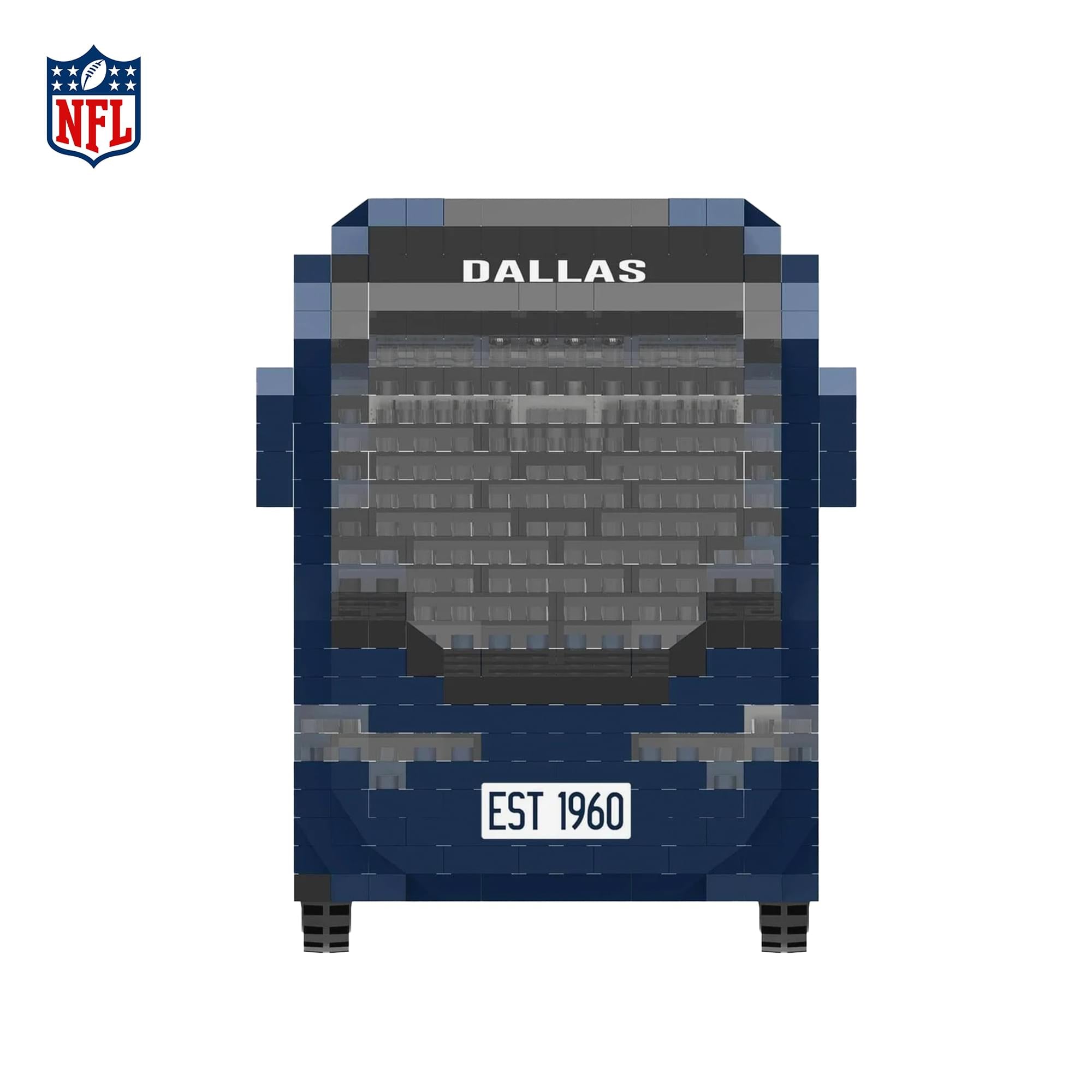 Dallas Cowboys NFL BRXLZ Team Bus 1236-Piece Building Block Set