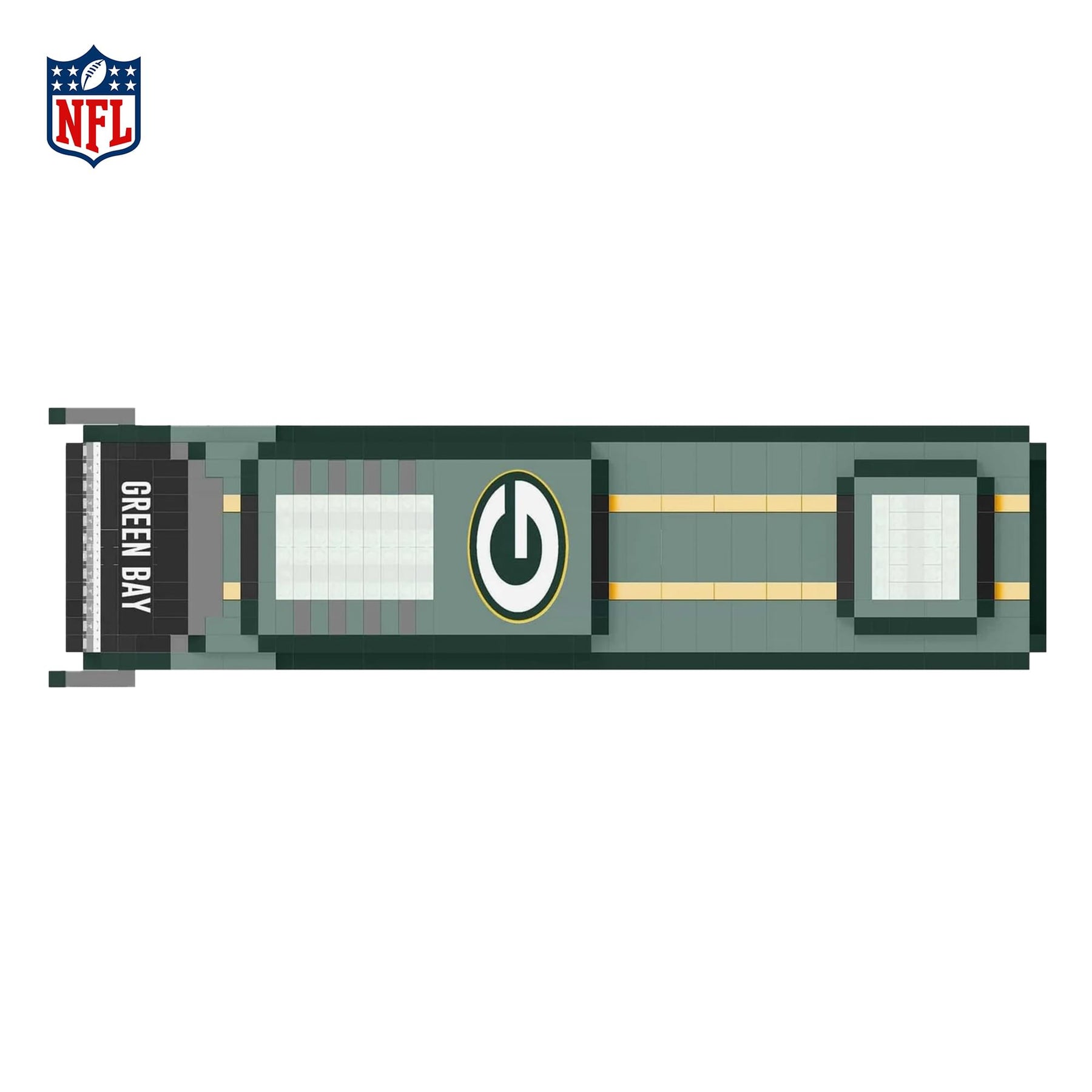 Green Bay Packers NFL BRXLZ Team Bus 1235-Piece Building Block Set