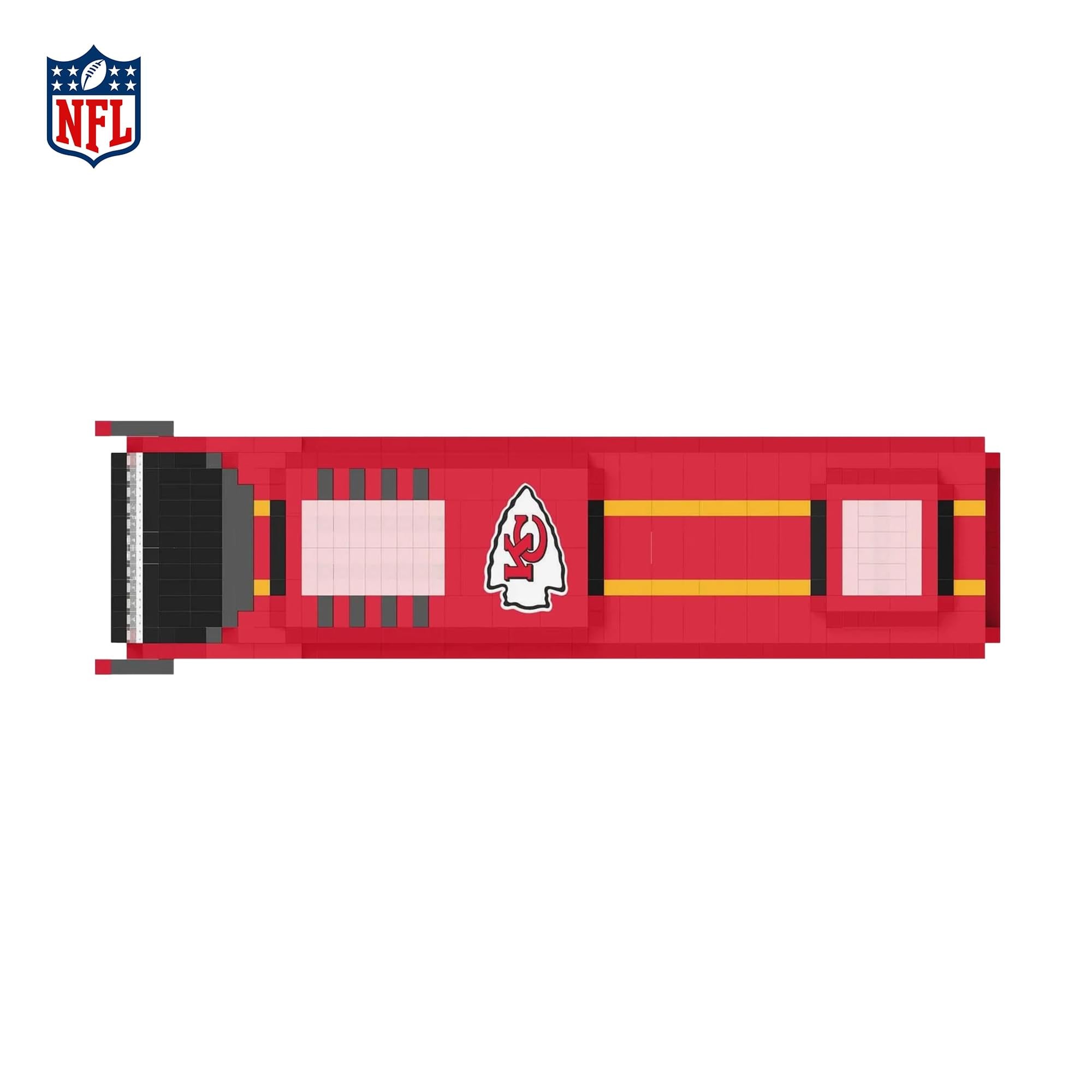 Kansas City Chiefs NFL BRXLZ Team Bus 1236-Piece Building Block Set