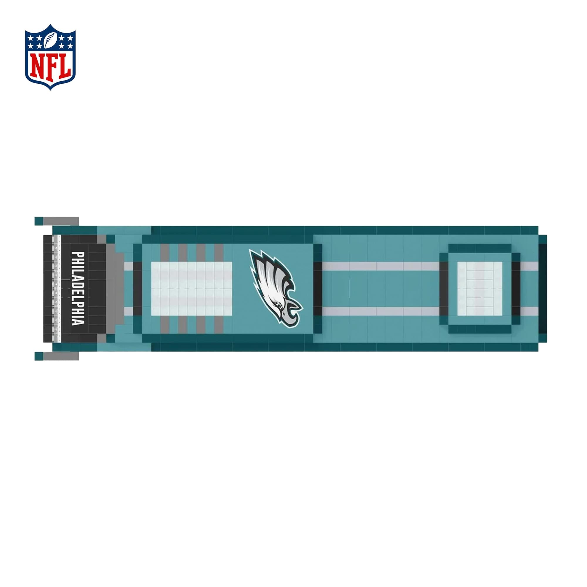 Philadelphia Eagles NFL BRXLZ Team Bus 1236-Piece Building Block Set