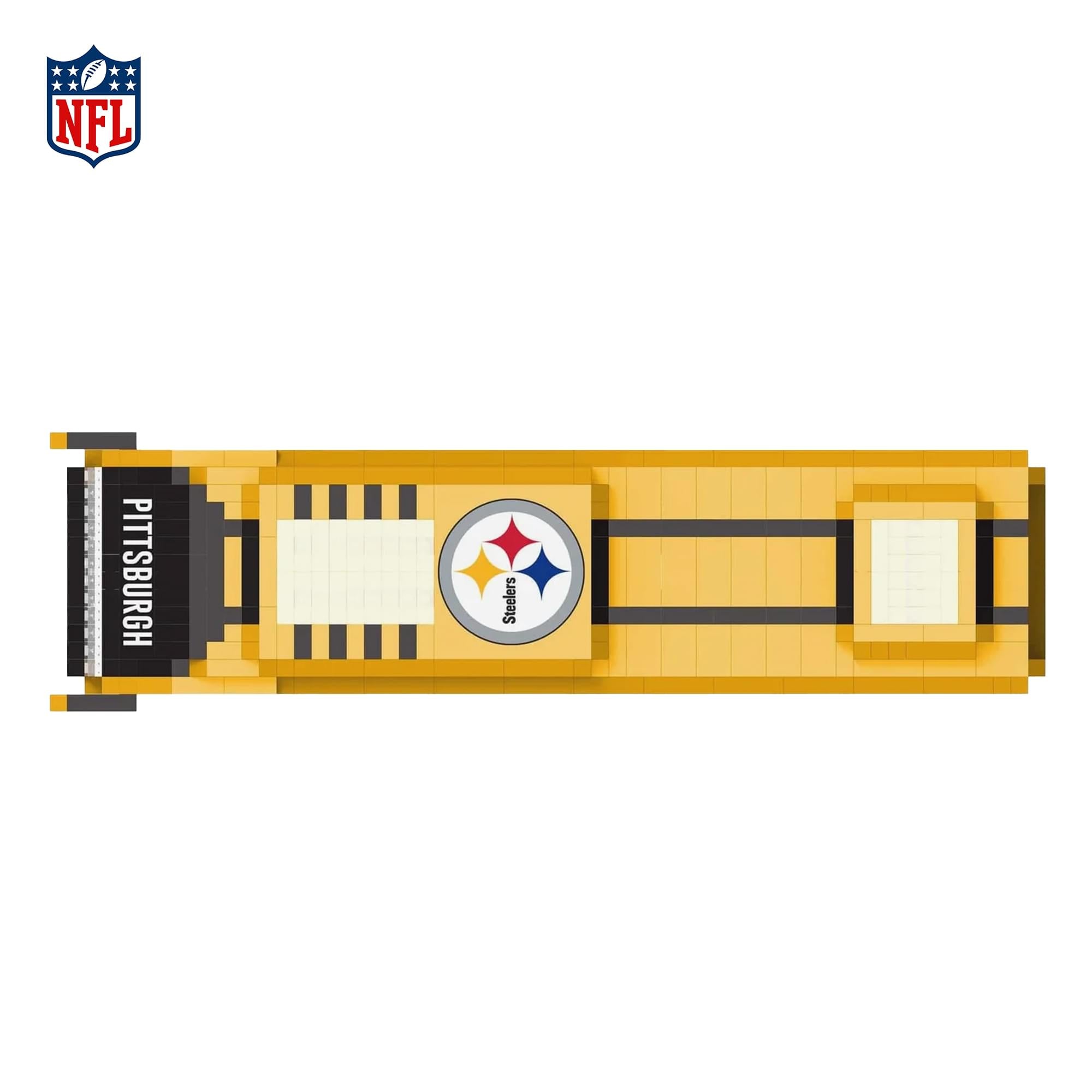 Pittsburgh Steelers NFL BRXLZ Team Bus 1235-Piece Building Block Set