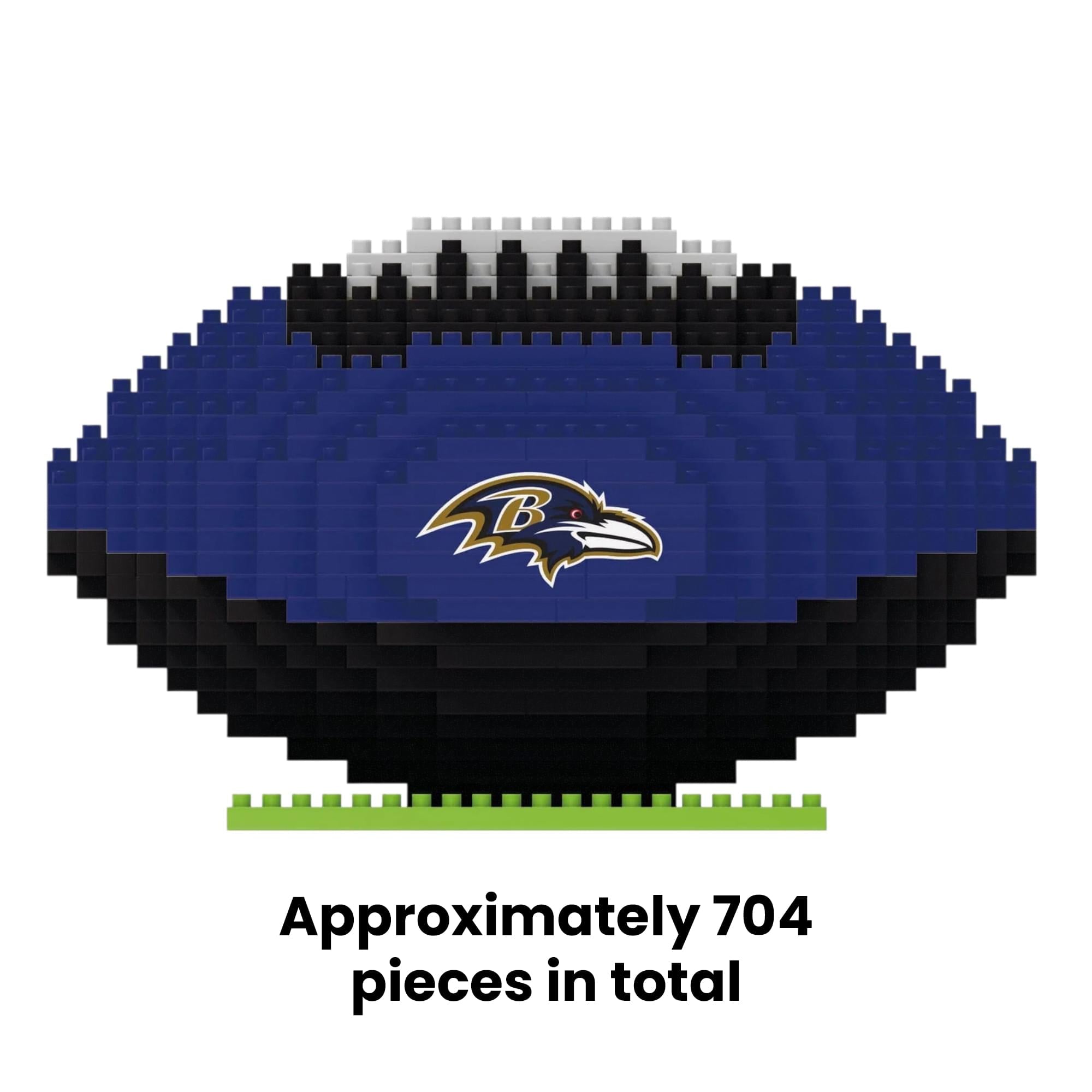 Baltimore Ravens NFL BRXLZ Football 728-Piece Building Block Set