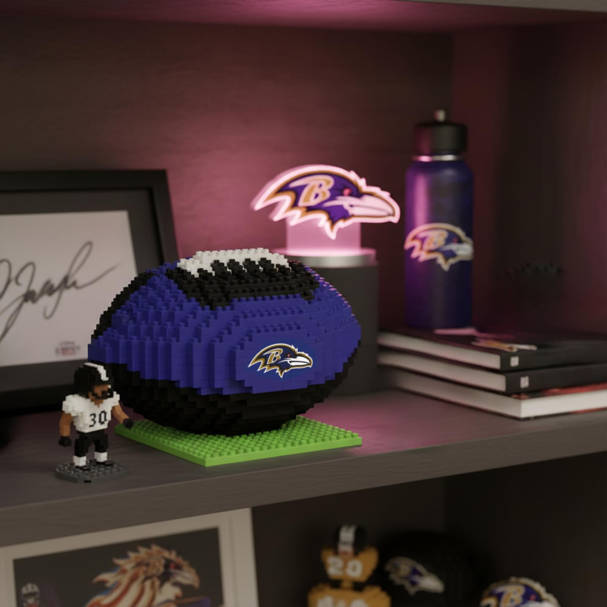 Baltimore Ravens NFL BRXLZ Football 728-Piece Building Block Set